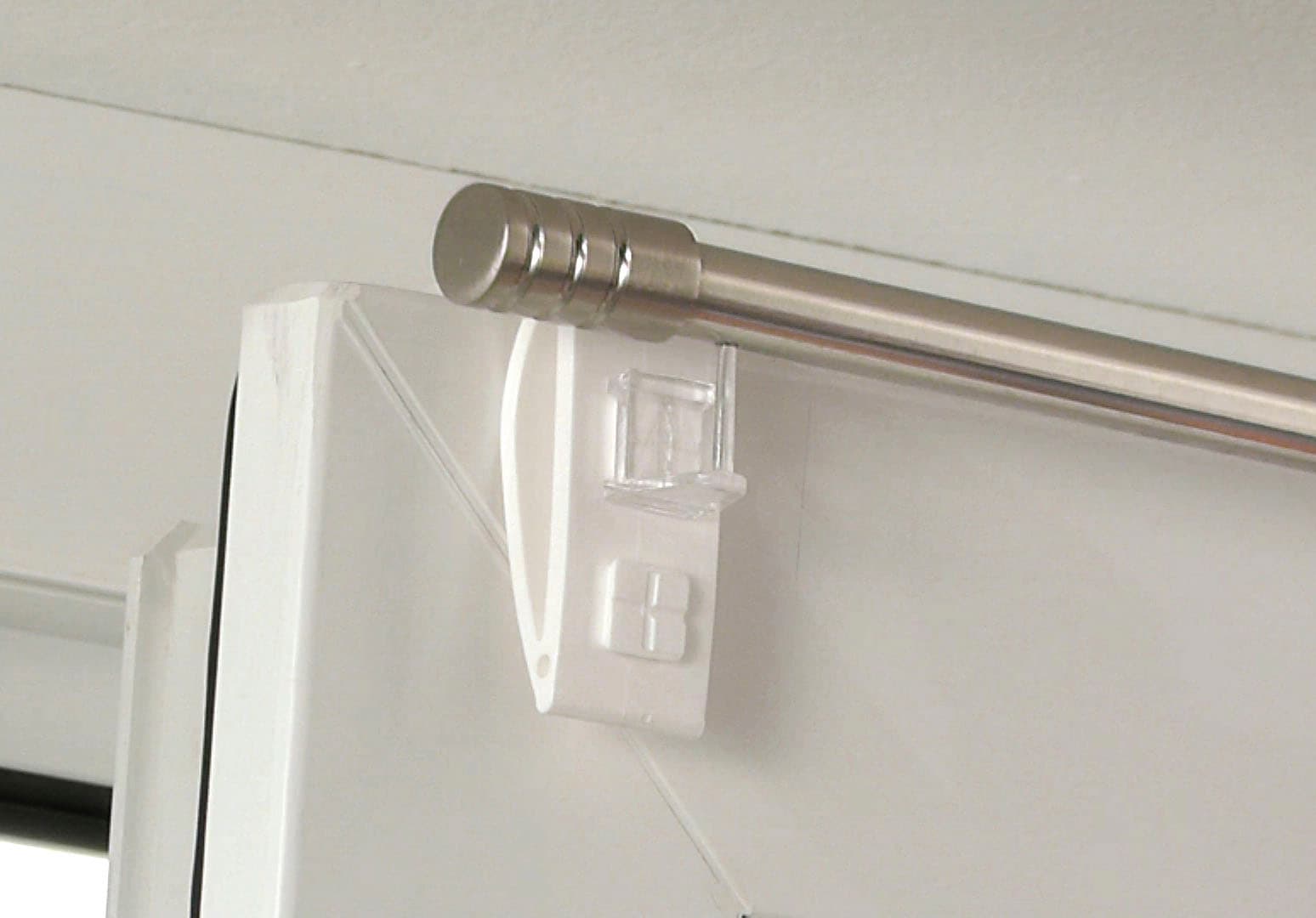 GARDINIA Support de tringle à rideaux »Klemmträger Easy Click Vitrage« Zubehör Vitragestangen/Caféhausstangen