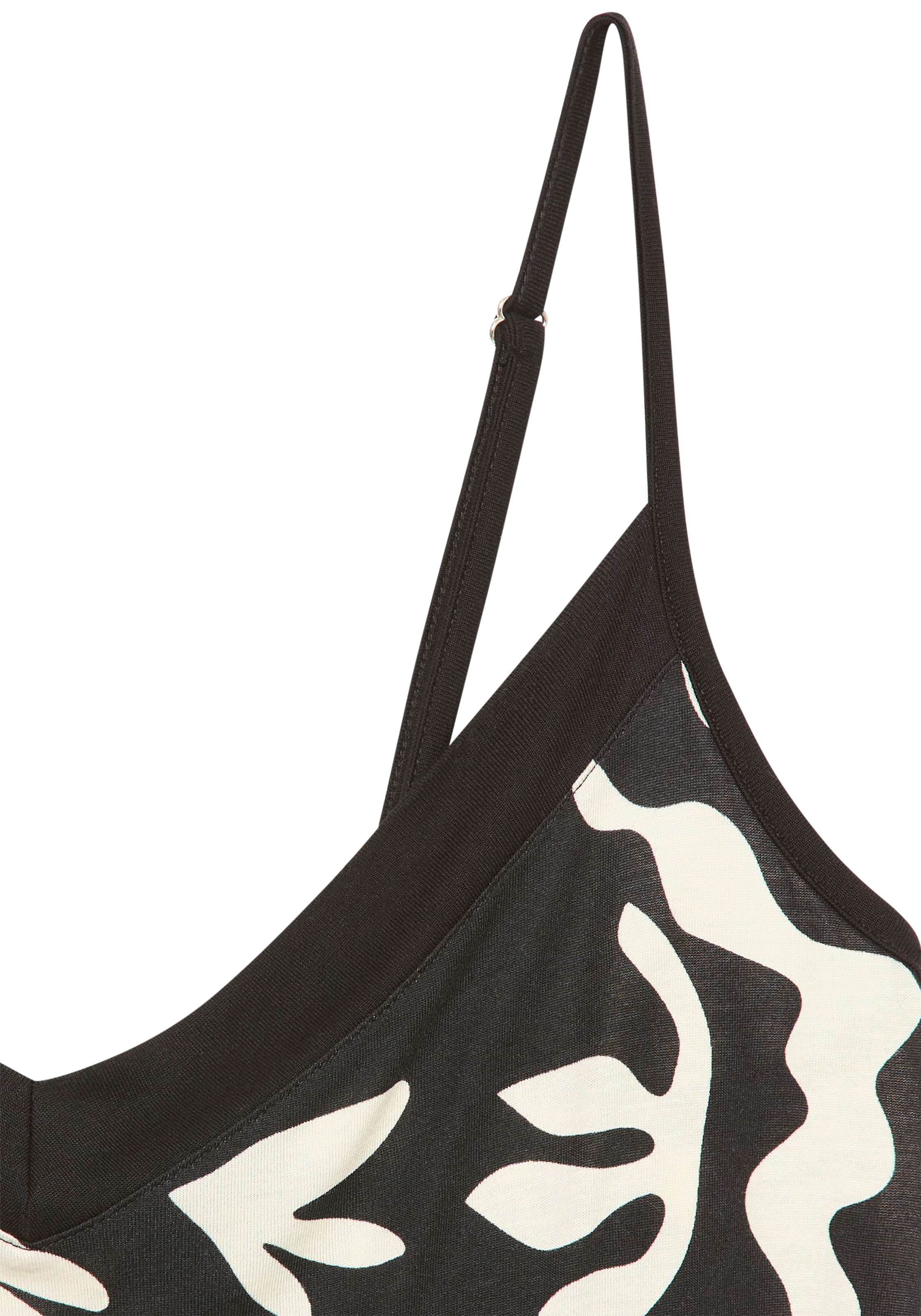 French Connection Negligé 1-teilig,  im zeitlosen Schwarz-Weiss-Look