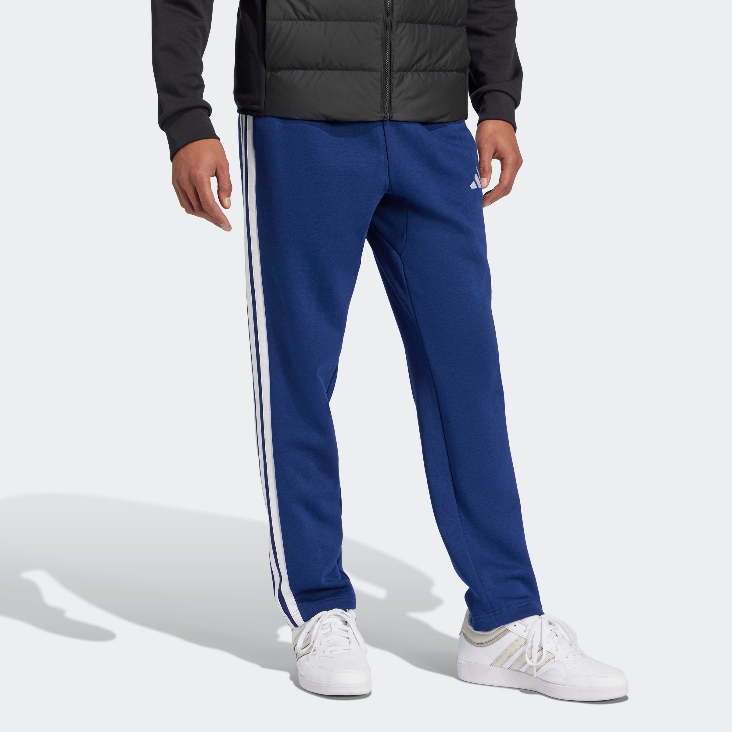adidas Sportswear Sporthose »M 3S FL O PT«  aus Baumwolle, Polyester und Viskose, offener Saum