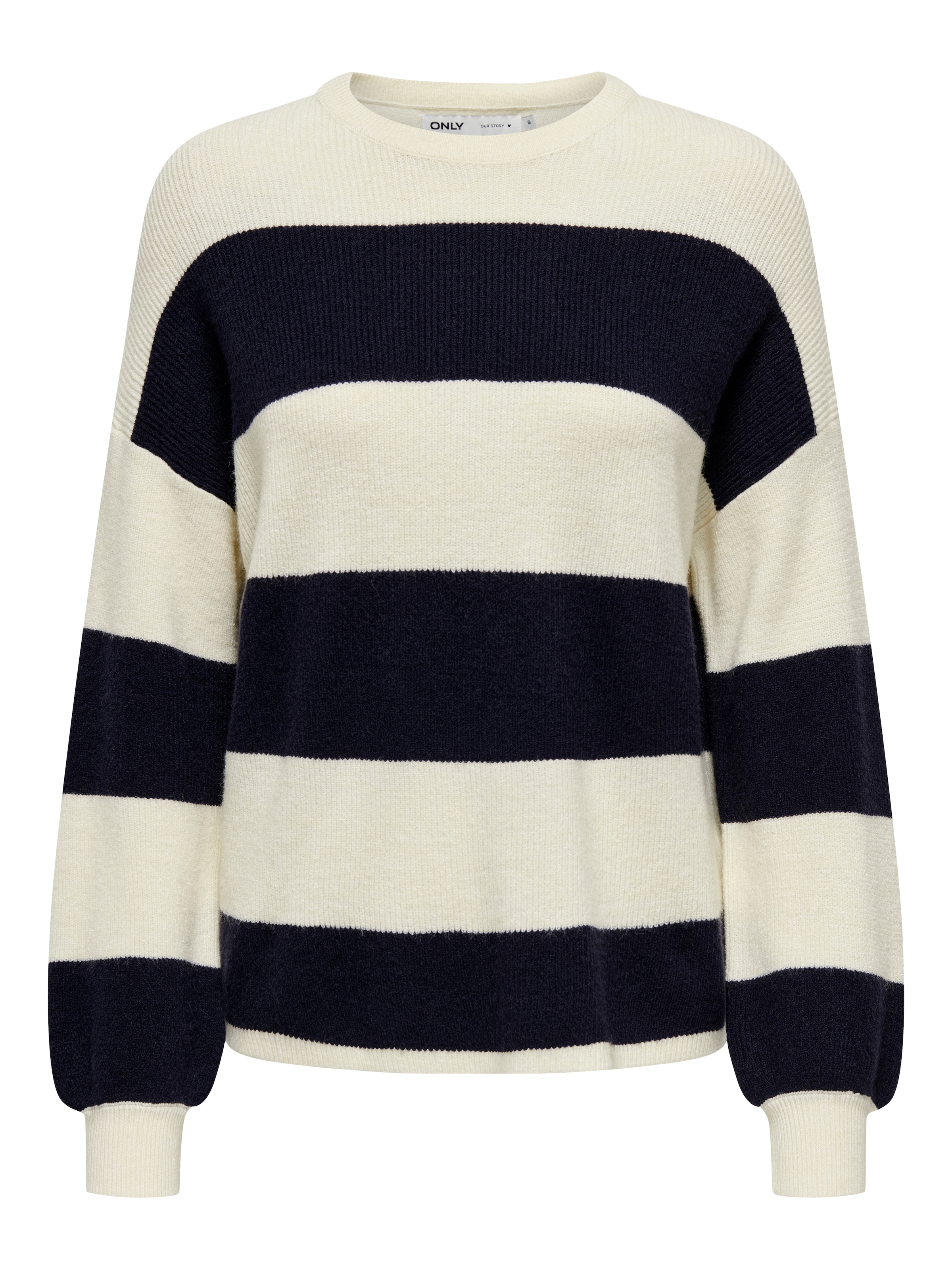 ONLY Strickpullover »ONLATIA L/S STRIPE PULLOVER KNT NOOS« mit Colorblock Design