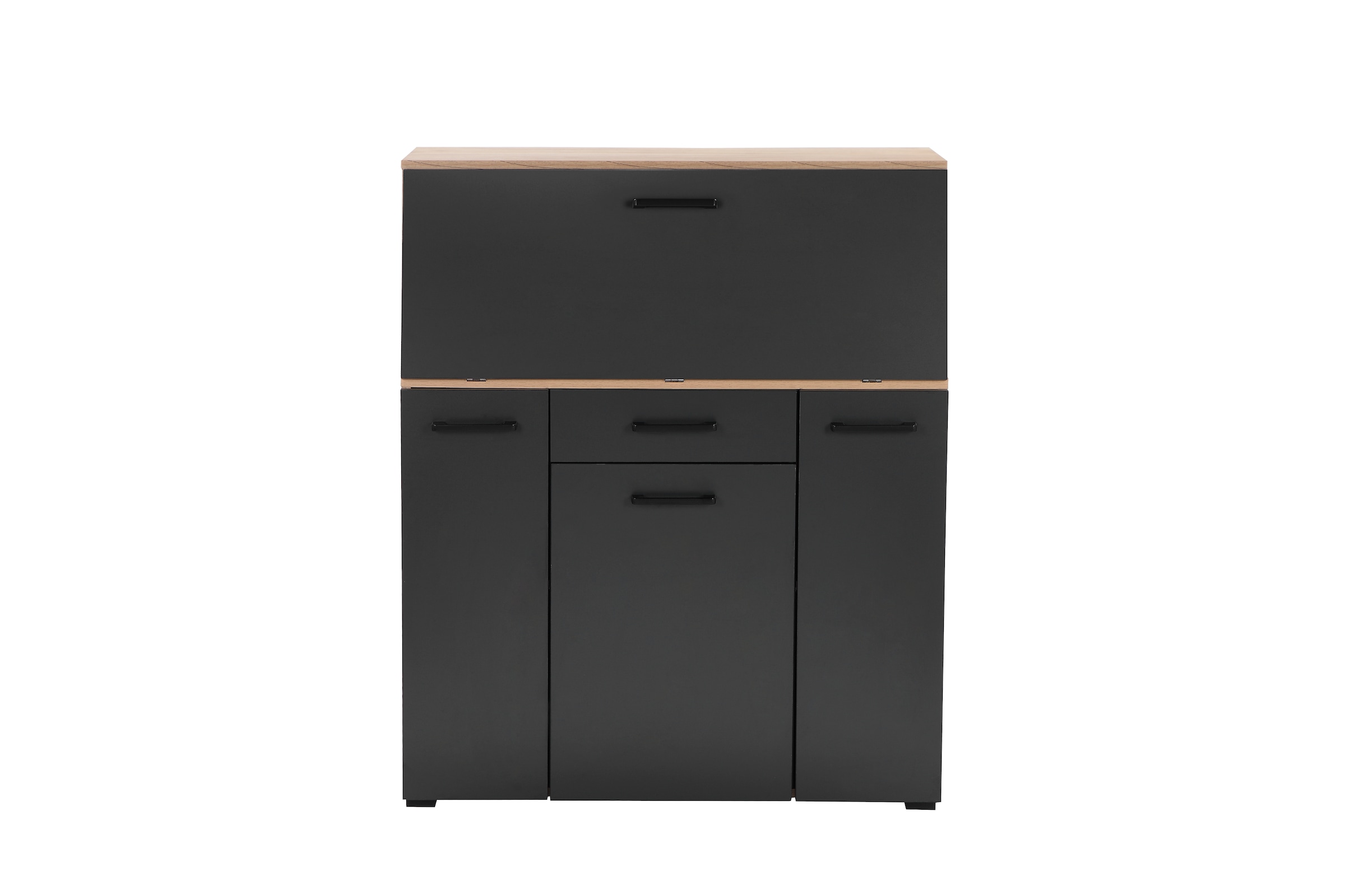 GOODproduct Secrétaire »Moid, Home-Office-Schreibtisch,« viele Stauraummöglichkeiten, kompaktes & modernes Design, B. 88,5 cm