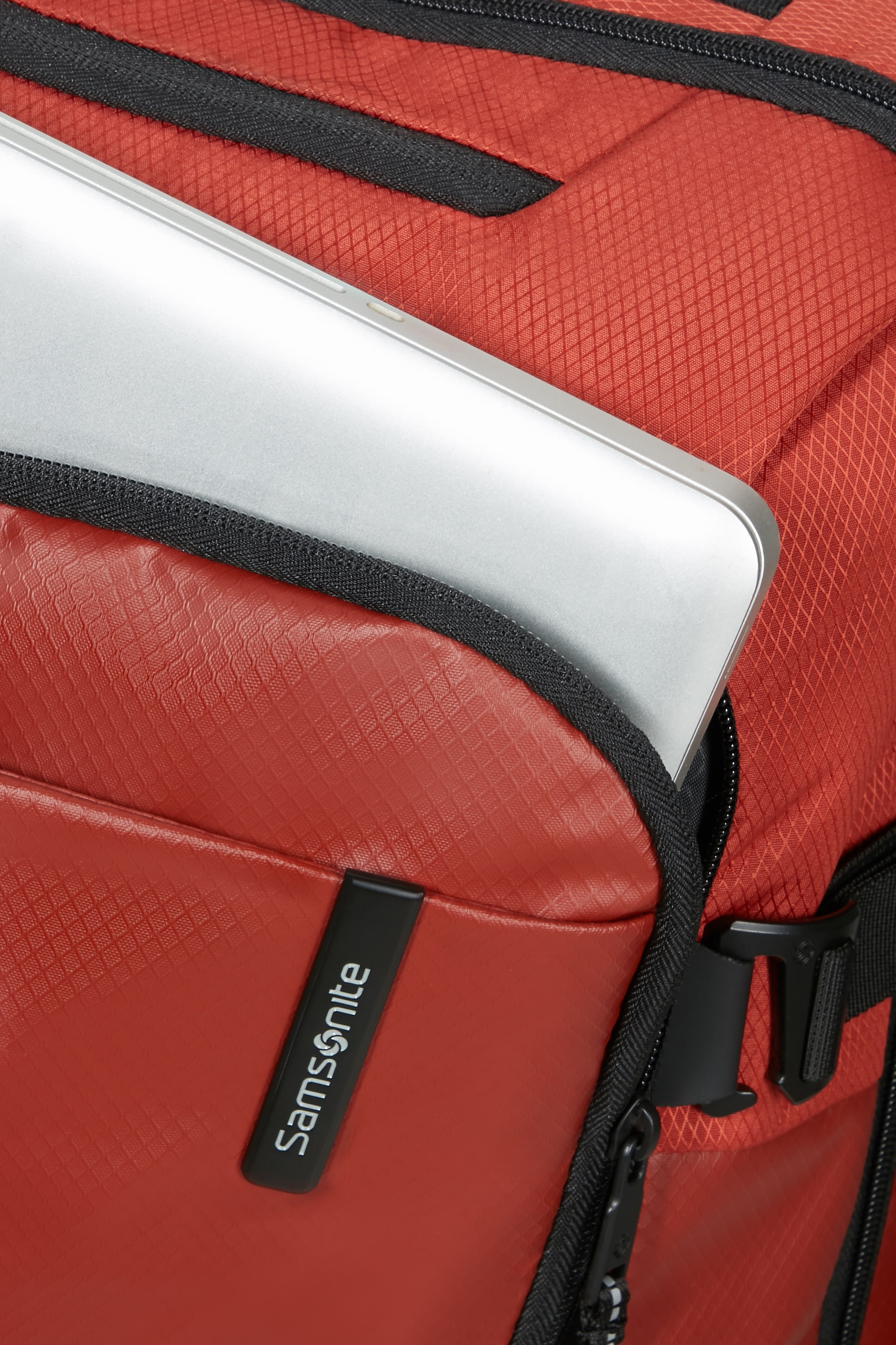 Samsonite Sac de voyage »ARMOX, 55 cm« duffle avec roulettes, serrure TSA, sangles de fixation, châssis trolley
