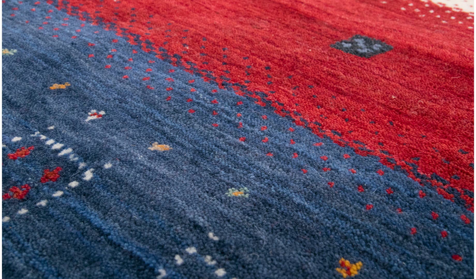 carpetfine Wollteppich »Gabbeh Don , auch als Läufer« rechteckig 15 mm Höhe reine Wolle, handgearbeitet, weicher natürlicher Flor, Wohnzimmer