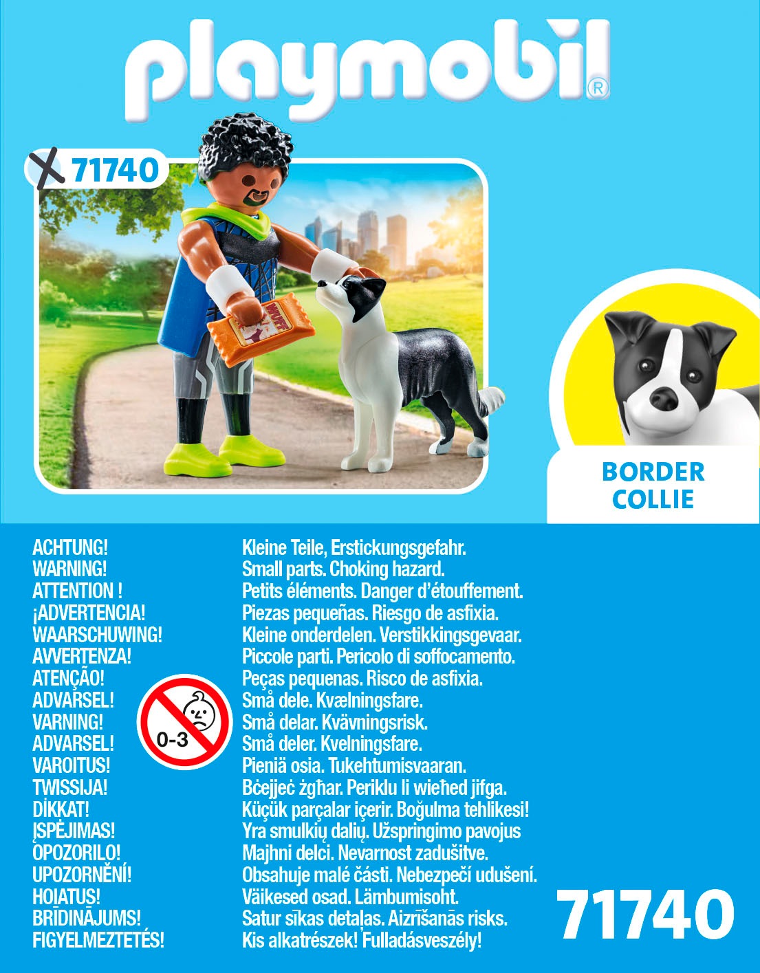 Playmobil® Jeu de construction »Jogger mit Border Collie (71740), Playmobil My Life«