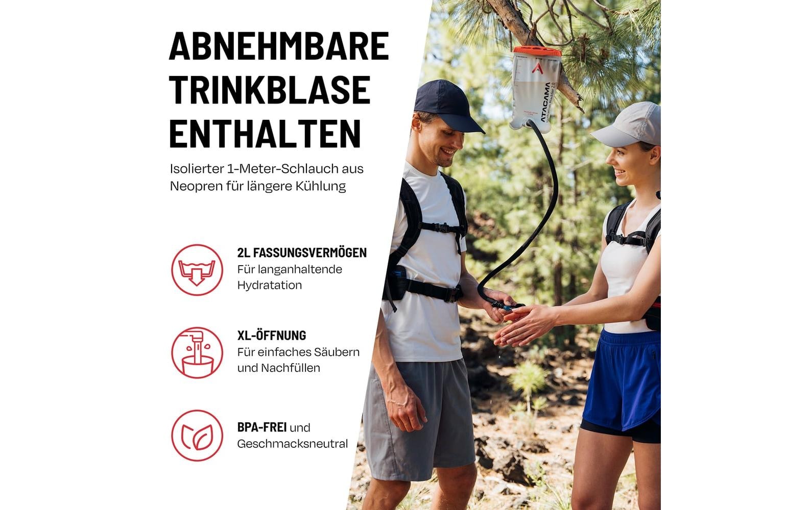   Fahrradrucksack »Atacama  mit Trinkblase«