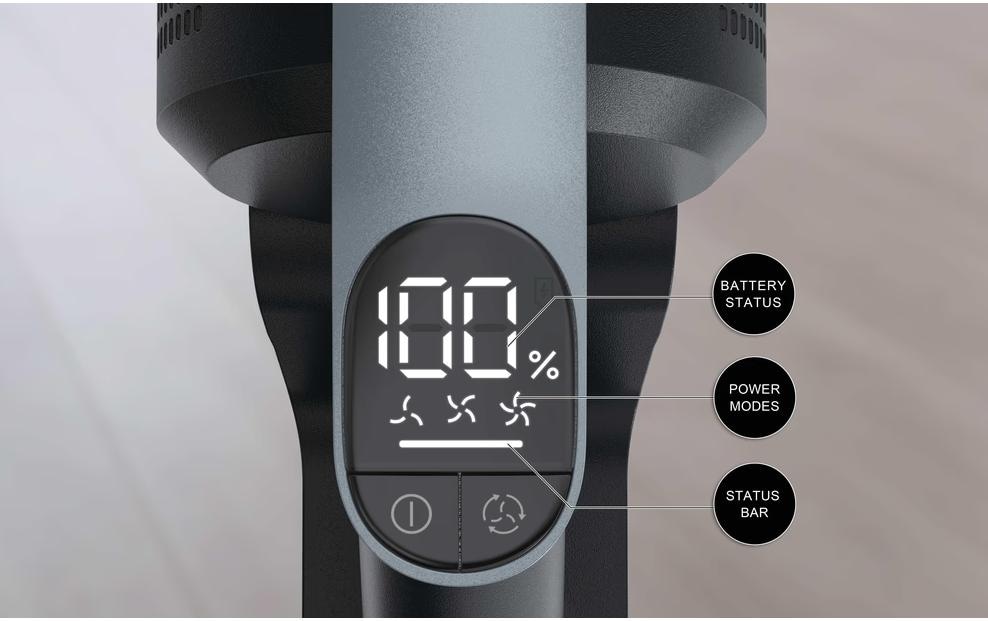 Hoover Aspirateur à main et à manche sans fil »HF350HP 11 Quartz Light Grey«