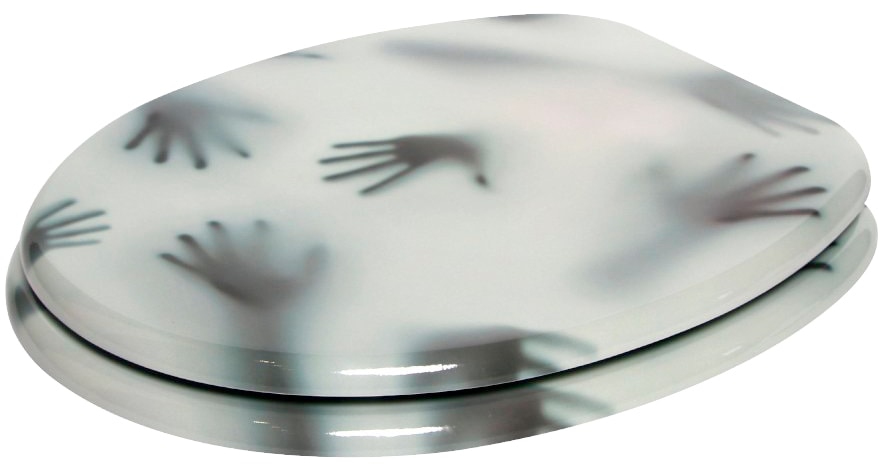 Sanilo Siège de WC »Shadow Hands« mit Absenkautomatik