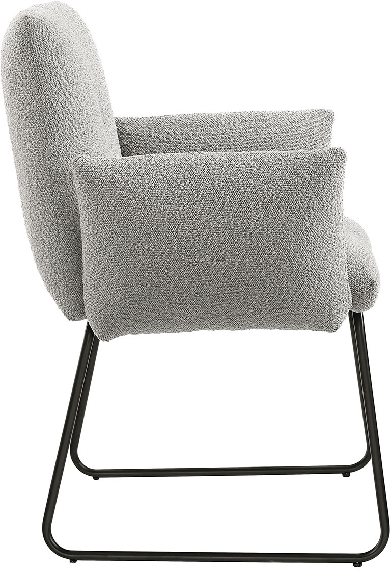 SalesFever Chaise avec accoudoirs »Komfortabler Esszimmerstuhl mit Stil« () mit Wellenunterfederung