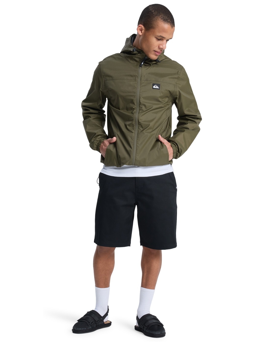 Quiksilver Veste de pluie »Overcast 3K Tape« avec capuche