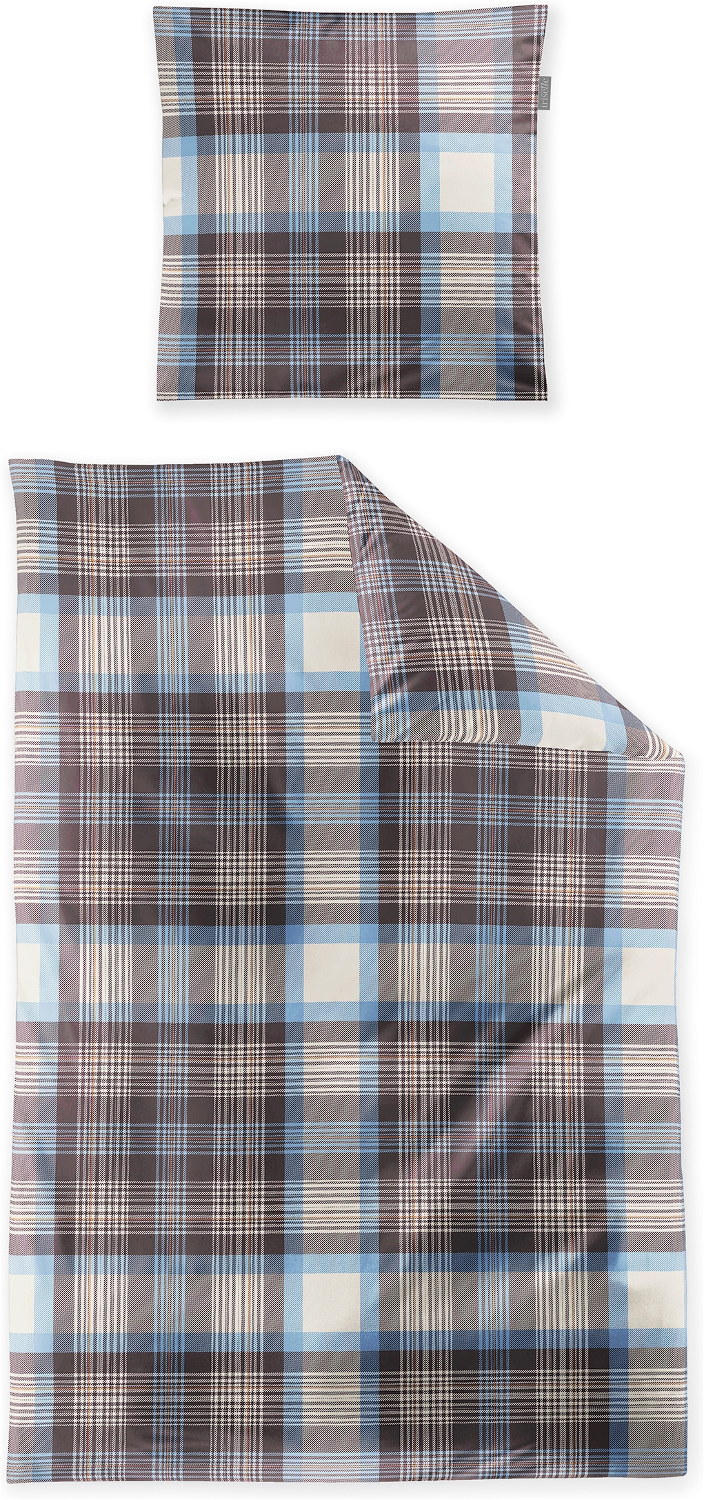 Irisette Linge de lit »Wave 8412« 2 Mako-satin, agréable à porter et respirant, qualité toute l'année