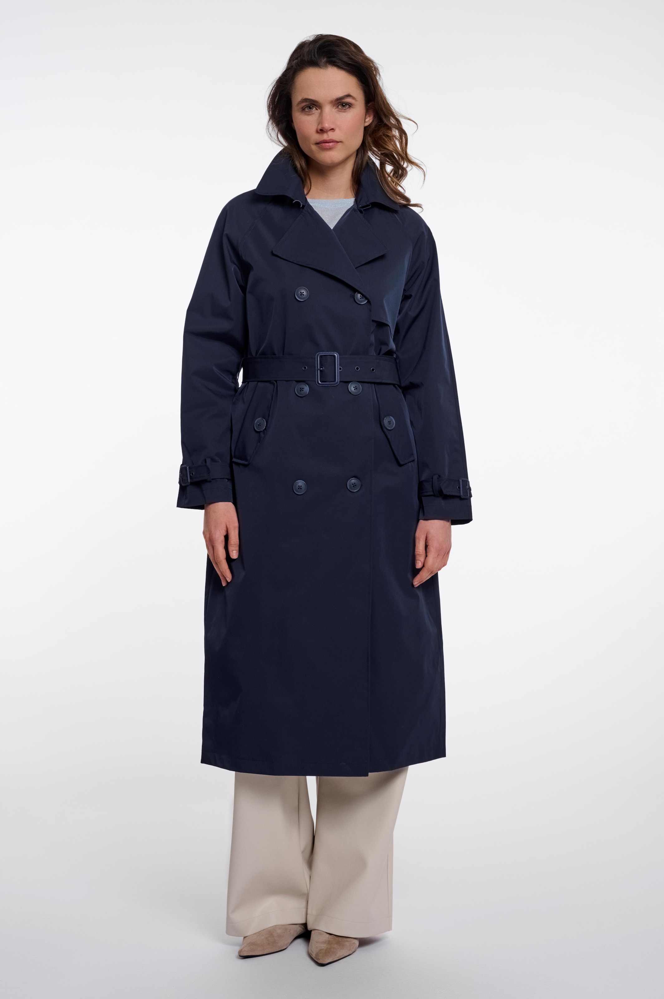 Rino & Pelle Trench-coat »ERA« mit doppelter Knopfleiste und Gürtel