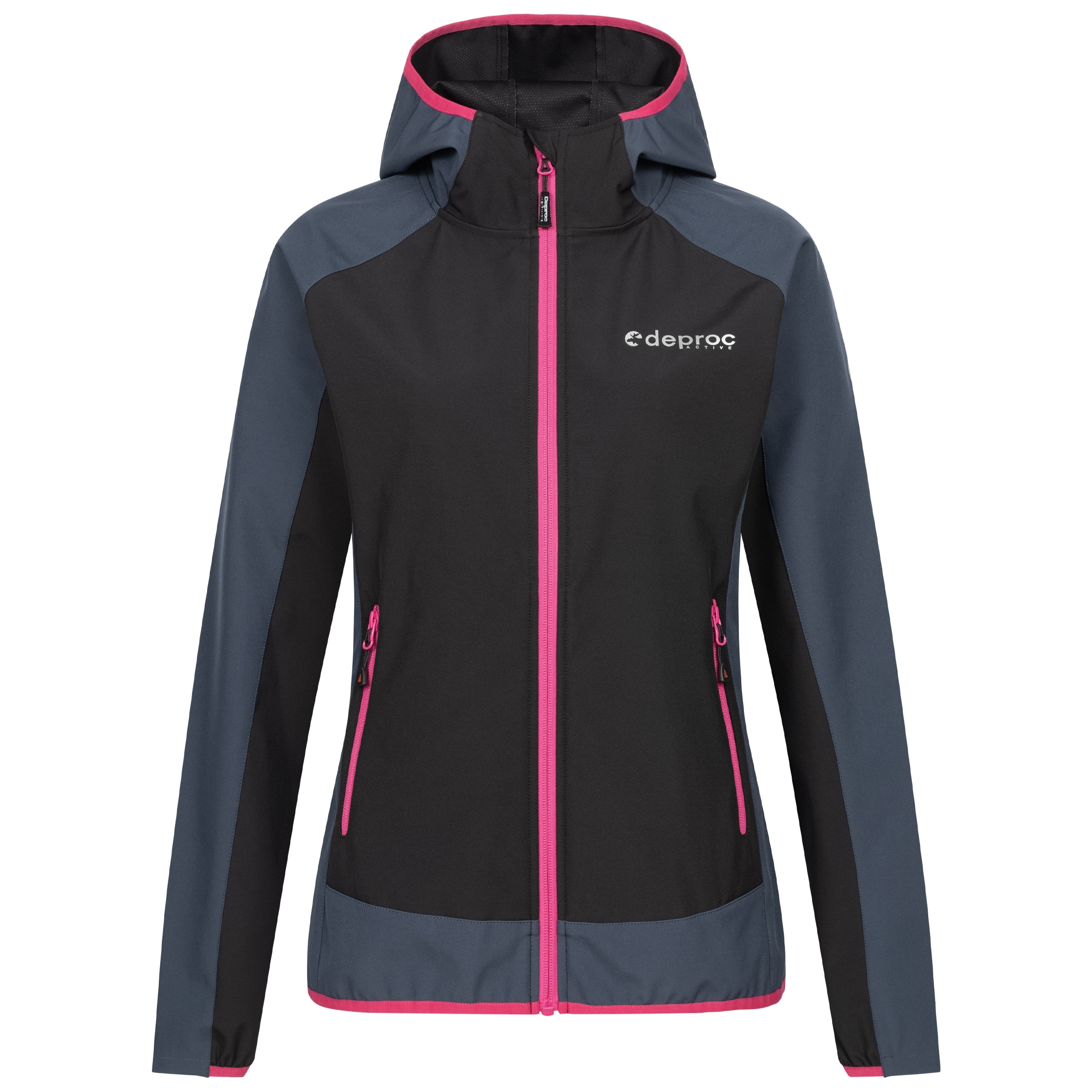 DEPROC Active Softshelljacke »XLight CAVELL Women« mit Kapuze auch in Grossen Grössen erhältlich