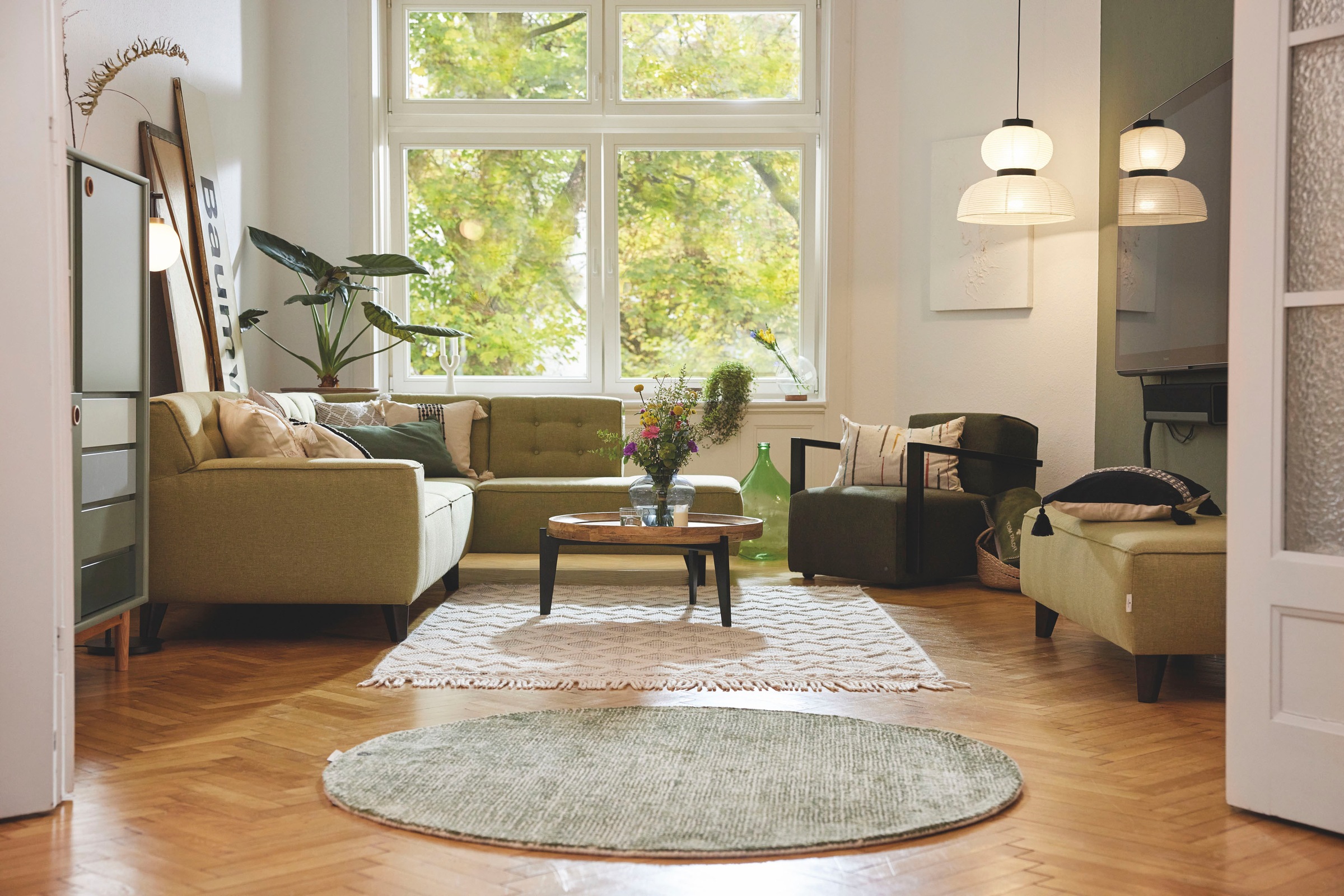 TOM TAILOR HOME Tapis »Groove« Rond 15 mm Höhe modernes Design, edles Farbspiel, ideal im Wohnzimmer & Schlafzimmer