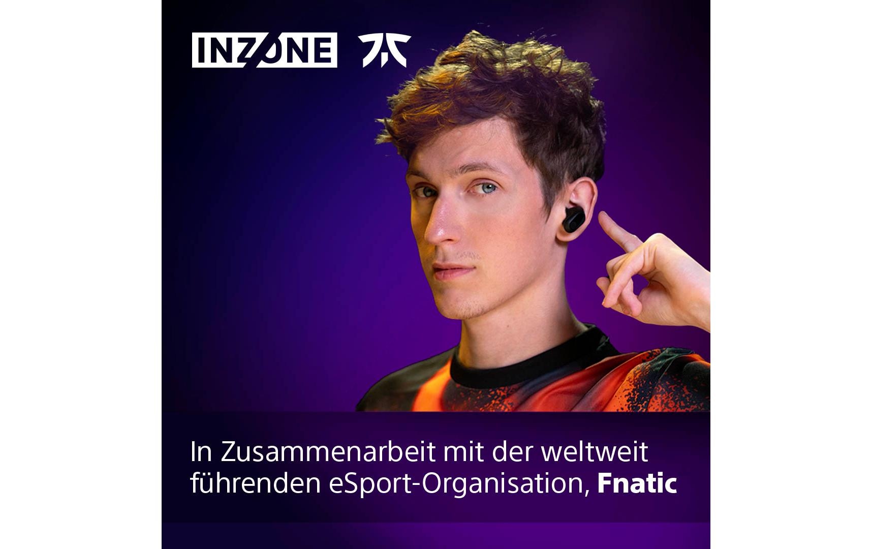 Sony In-Ear-Kopfhörer »INZONE Buds« Noise-Cancelling 360 Spatial Sound, 24 Std Akkulaufzeit, geringe Latenz, Mic mit AI