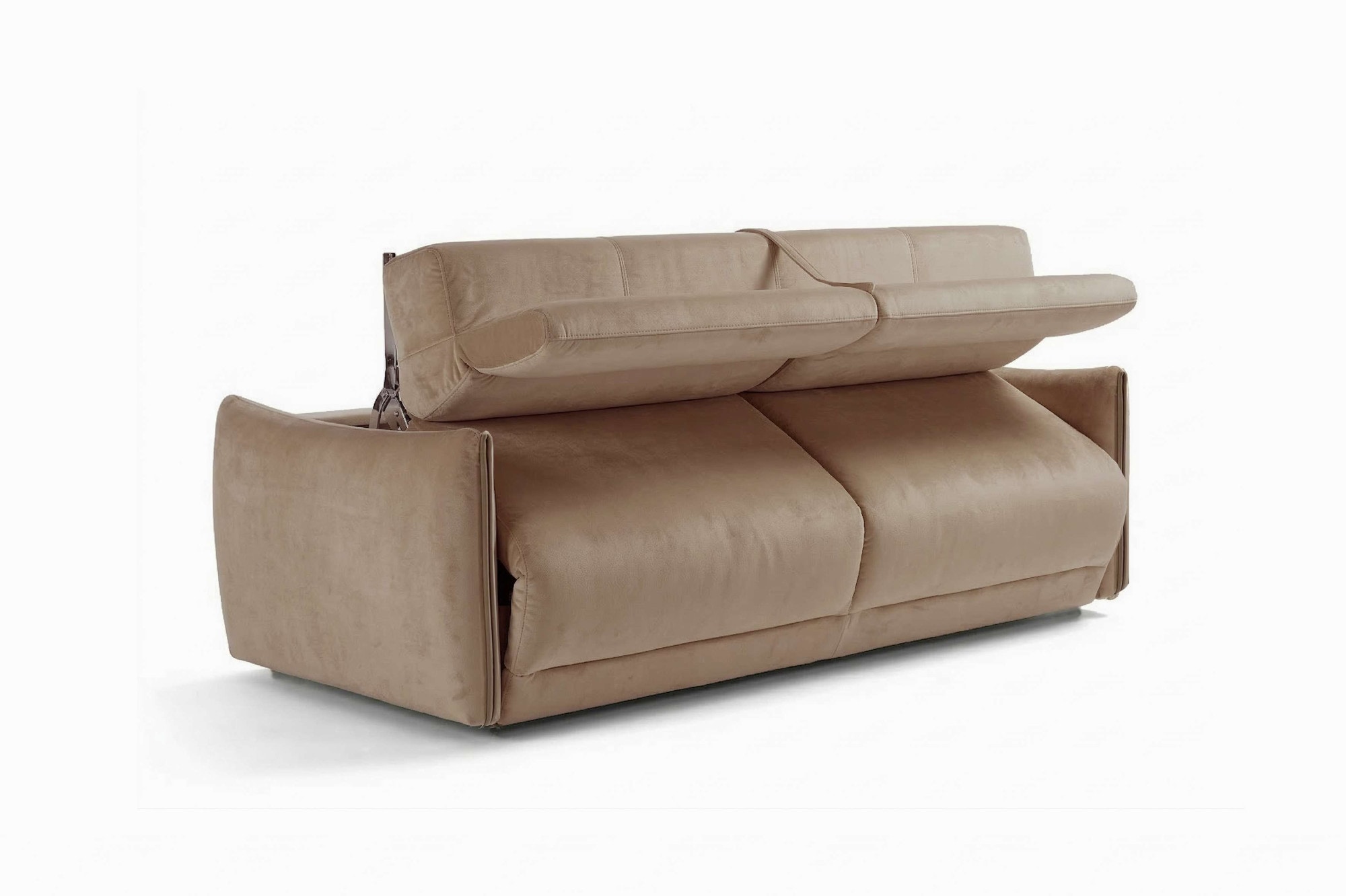 Egoitaliano Canapé-lit »FOX, Made in Italy-Designsofa mit Dauerschlaffunktion,Breite 216 cm« Canapé-lit, microfibre de luxe avec appuie-têtes réglables