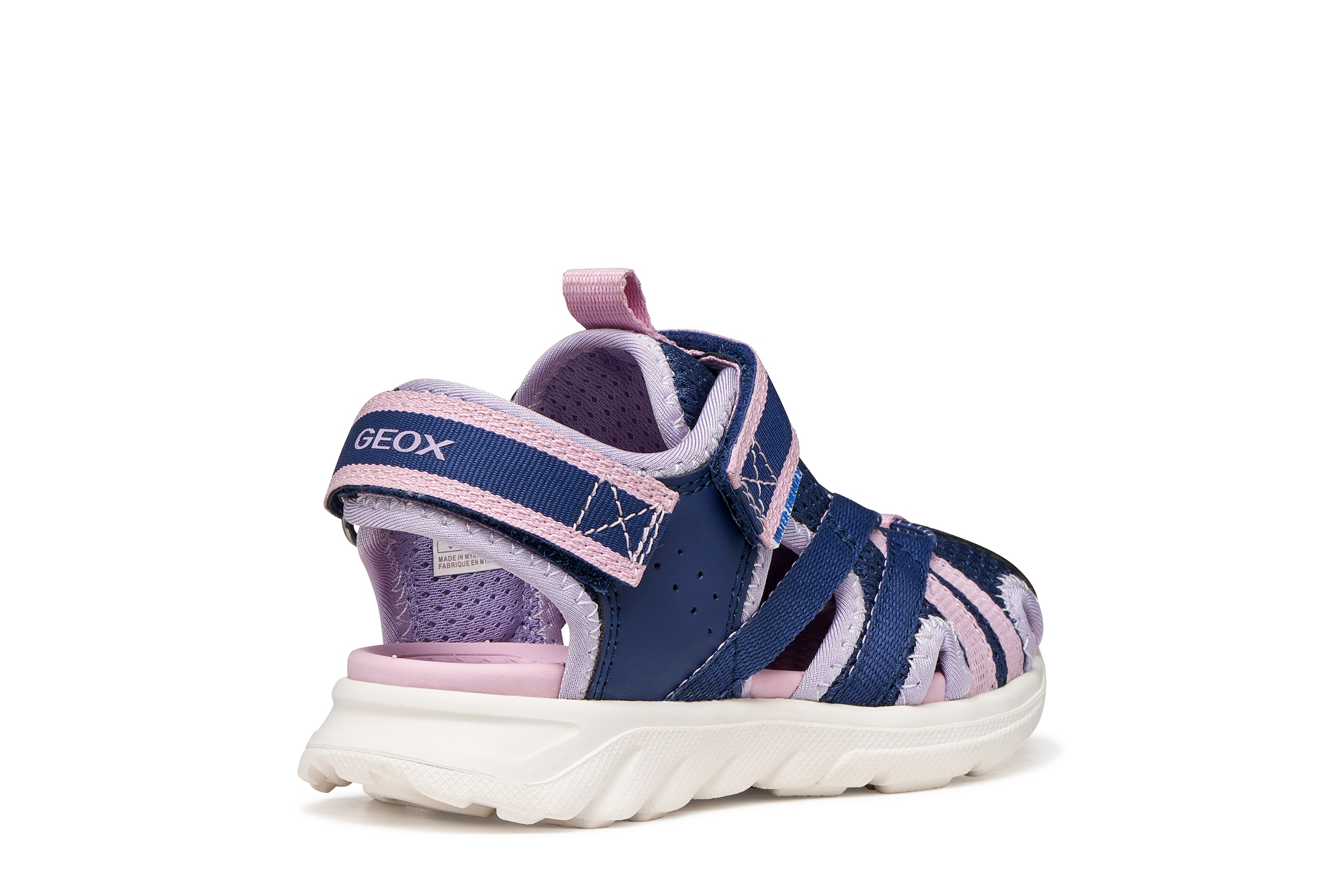 Geox Sandale »J SANDAL AIRADYUM GI«  avec fermeture scratch et bride talonnière, gabarit de taille à télécharger