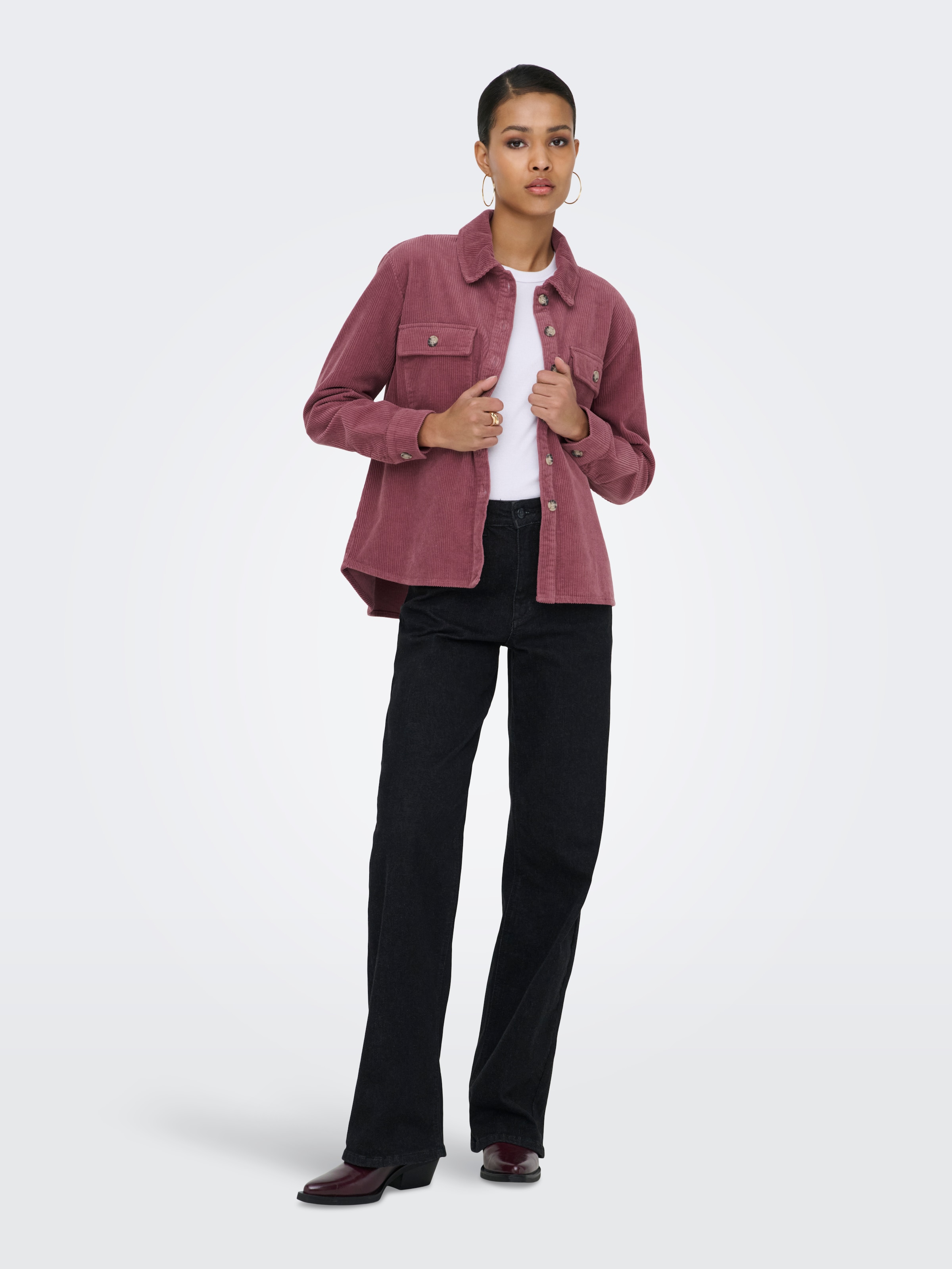ONLY Cordjacke »ONLAMAZING L/S CORD SHACKET PNT«