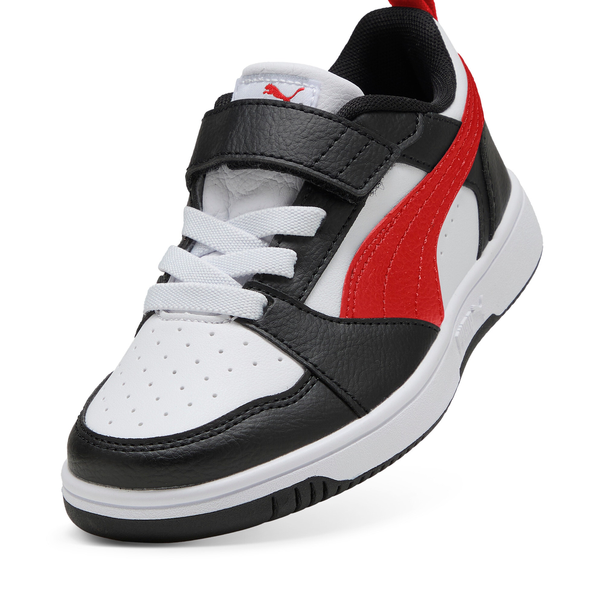 PUMA Sneaker »REBOUND V6 LO AC+ PS«  knöchelhoher Schnitt, mit Klettverschluss, mit Gummilaufsohle