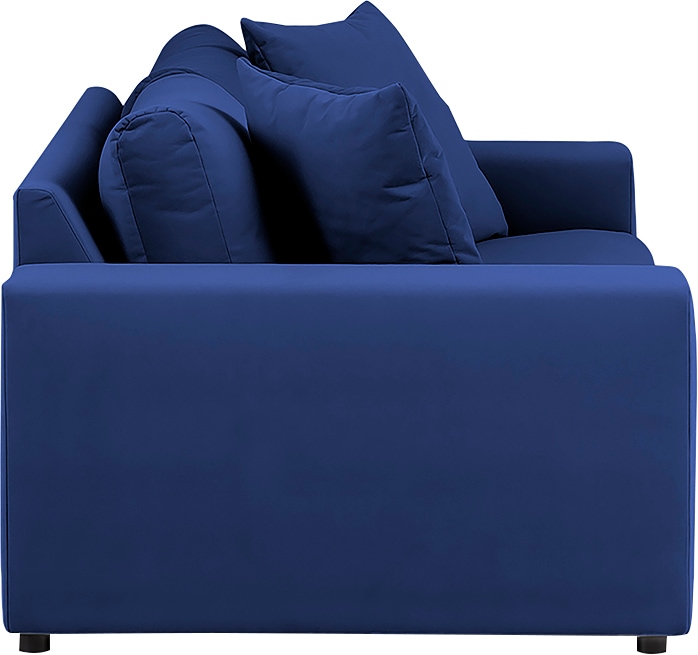 andas 3-Sitzer »SLEETLAND XXL in Samtvelours oder Vintage-Leder-Optik« besonders gross und bequem