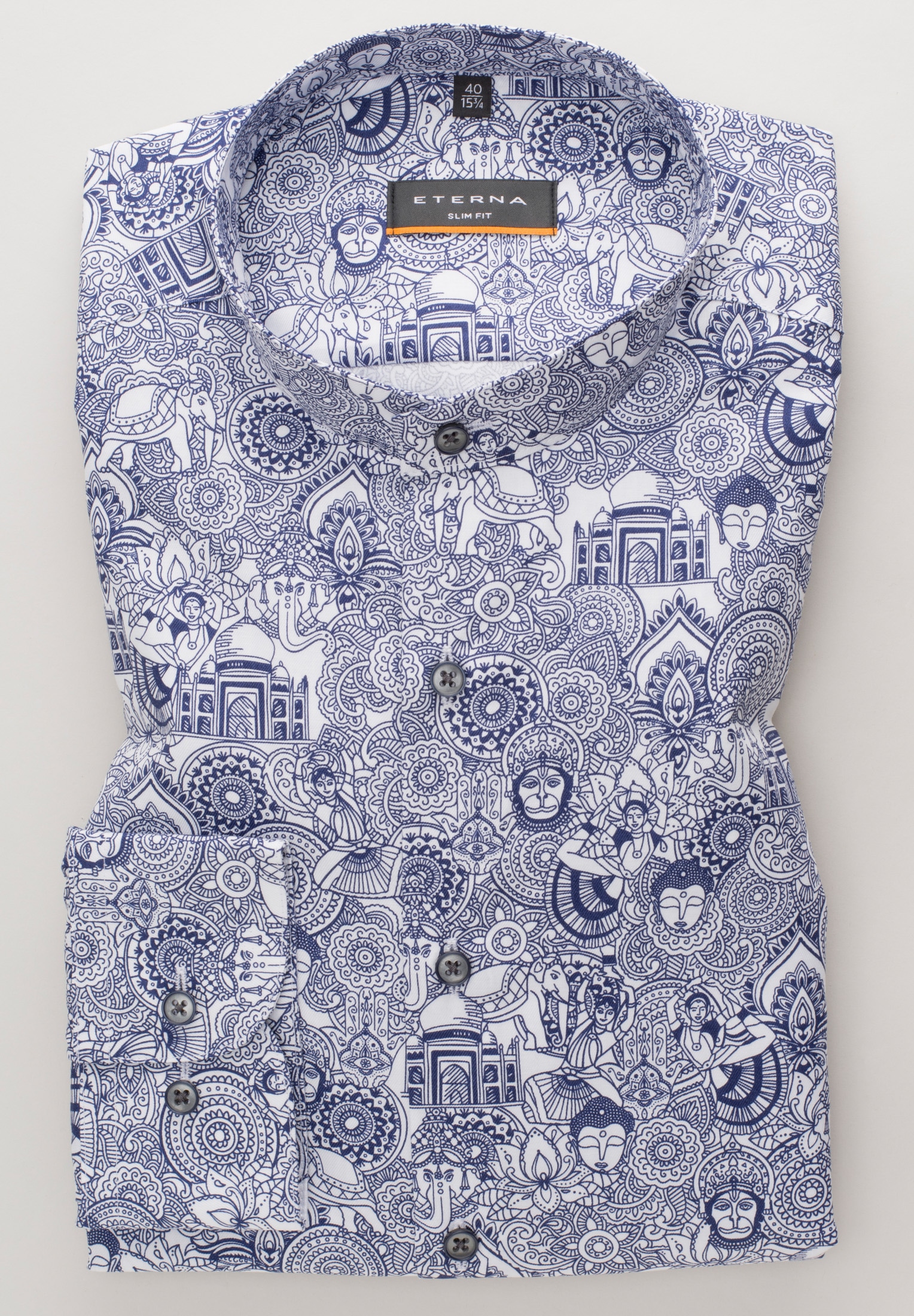 Eterna Langarmhemd »SLIM FIT« NON IRON (bügelfrei)