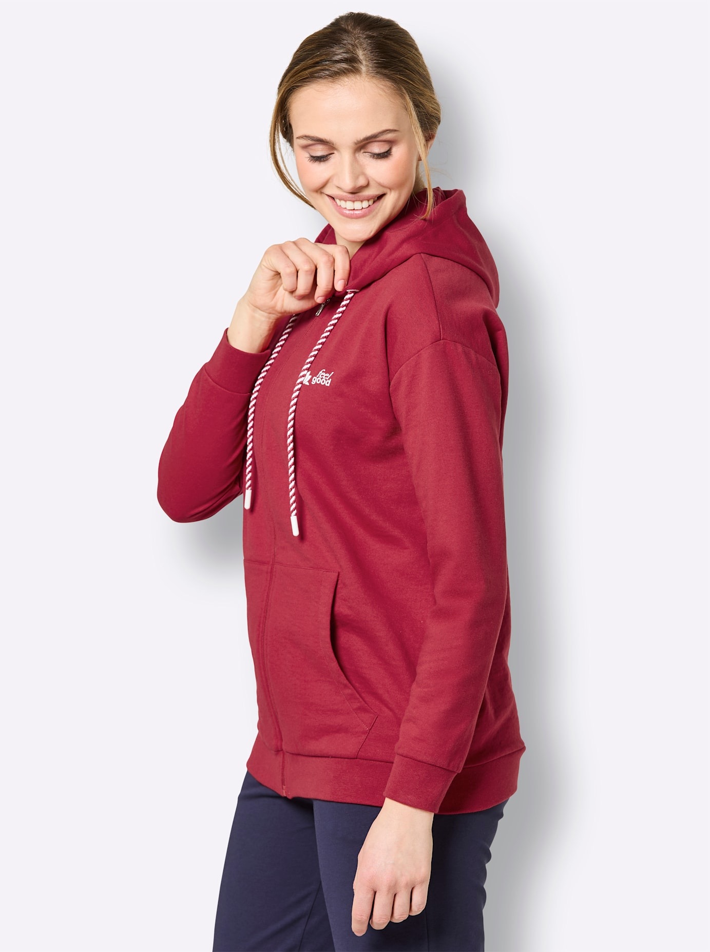 feel good Veste longue mit Kapuze