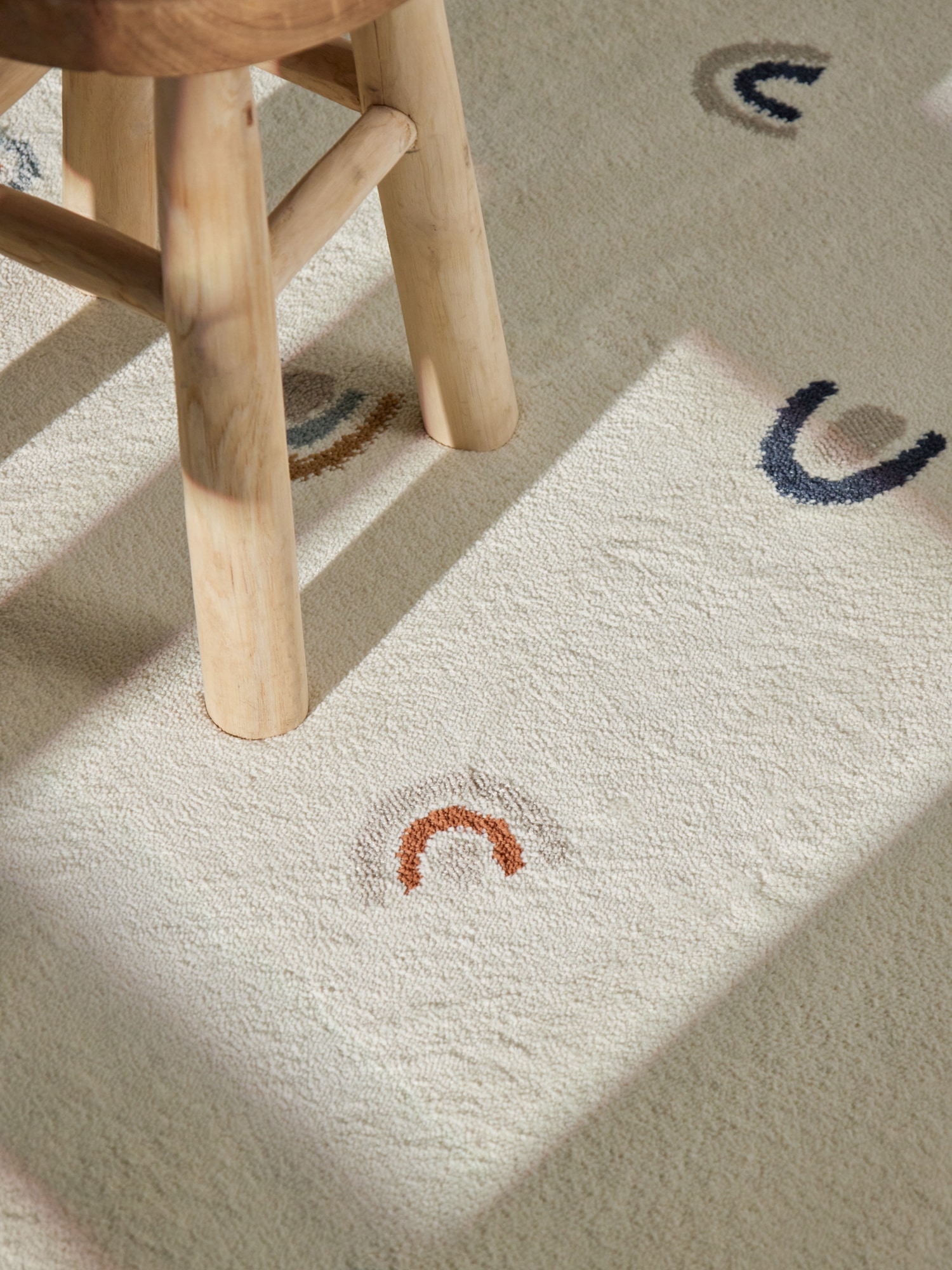 HANSE Home Kinderteppich »Ravi« rund 10 mm Höhe Pflegeleicht, Weich, Kinderzimmer, Spielteppich, Spielunterlage