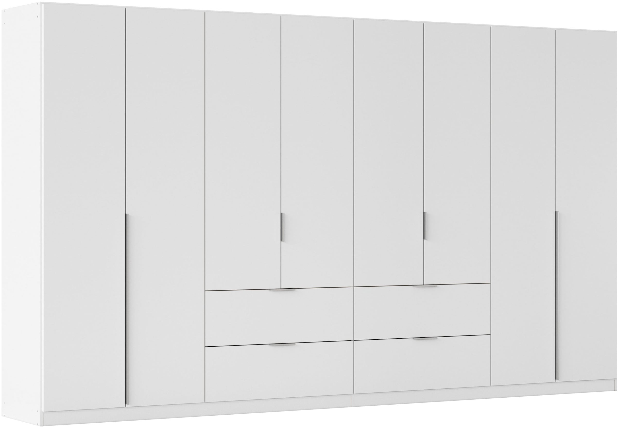 GOODproduct Drehtürenschrank »Kleiderschrank Schrank Garderobe AGORDO mit Dekor- oder Hochglanzfront« in zwei Griff-Farben, Breite 360 cm,  mit Aussenschubkästen, Serie in 7 Breiten und 2 Höhen MADE IN GERMANY