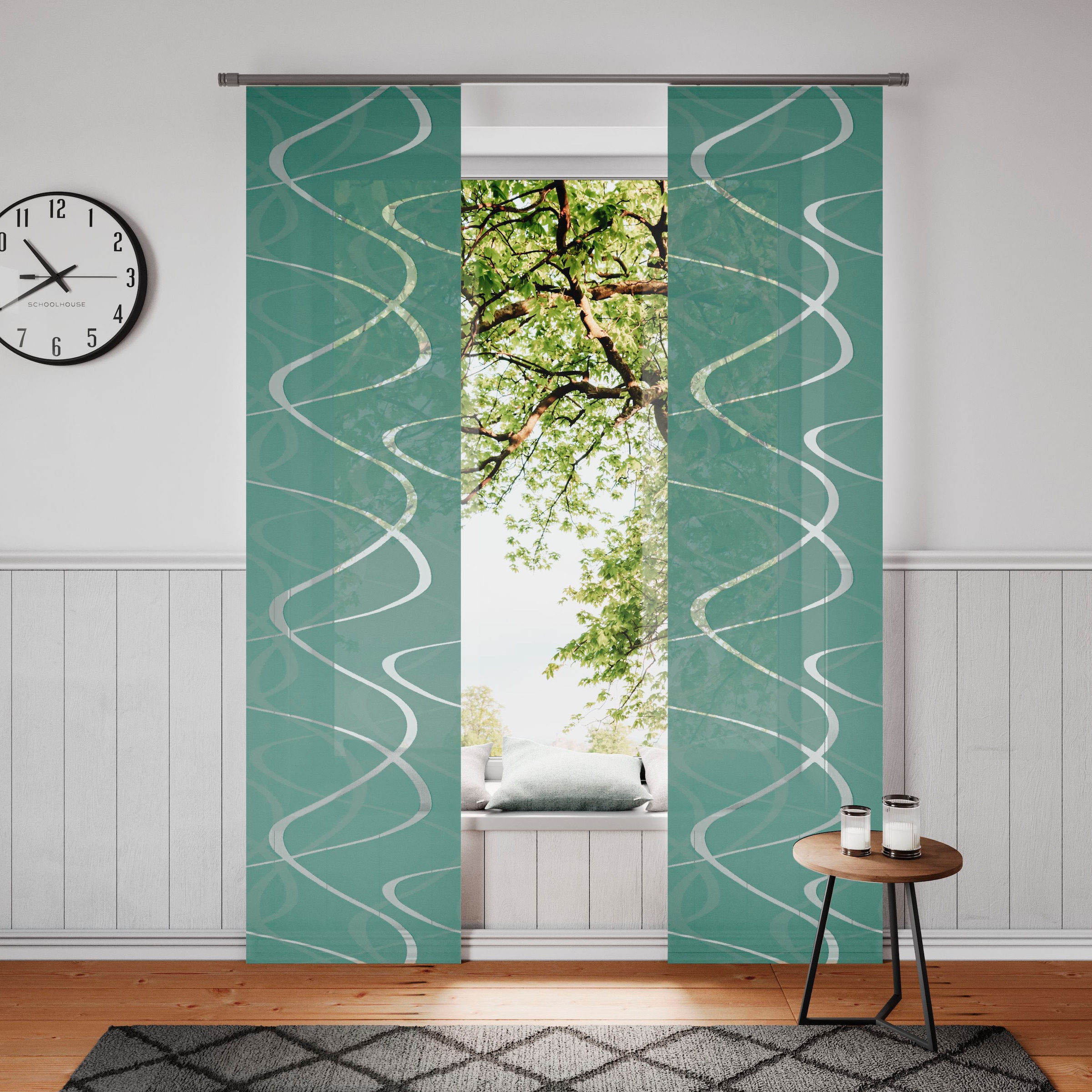 Neutex for you! Rideau coulissant »Pelotas« Velcro 1 cuis tlg. inkl. Befestigungszubehör