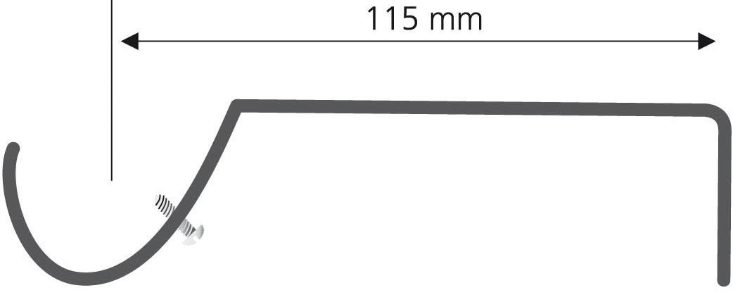 Liedeco Träger für Gardinenstangen Ø 16 mm