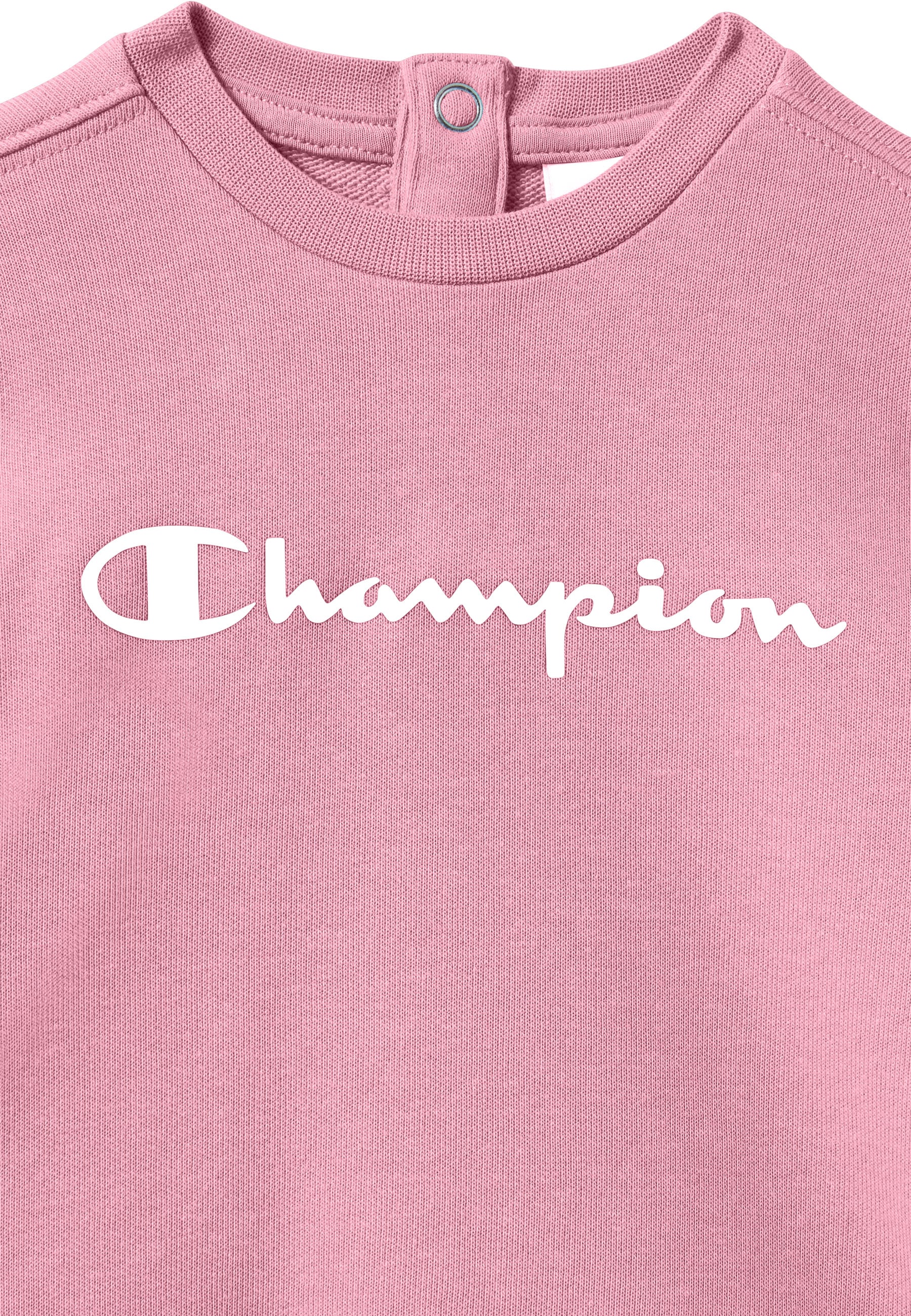 Champion Jogging »ICONS CONTRAST Toddler Terry Crewneck Sweatsuit« 2 pièces ensemble 2 pièces, en coton et polyester, coupe confortable