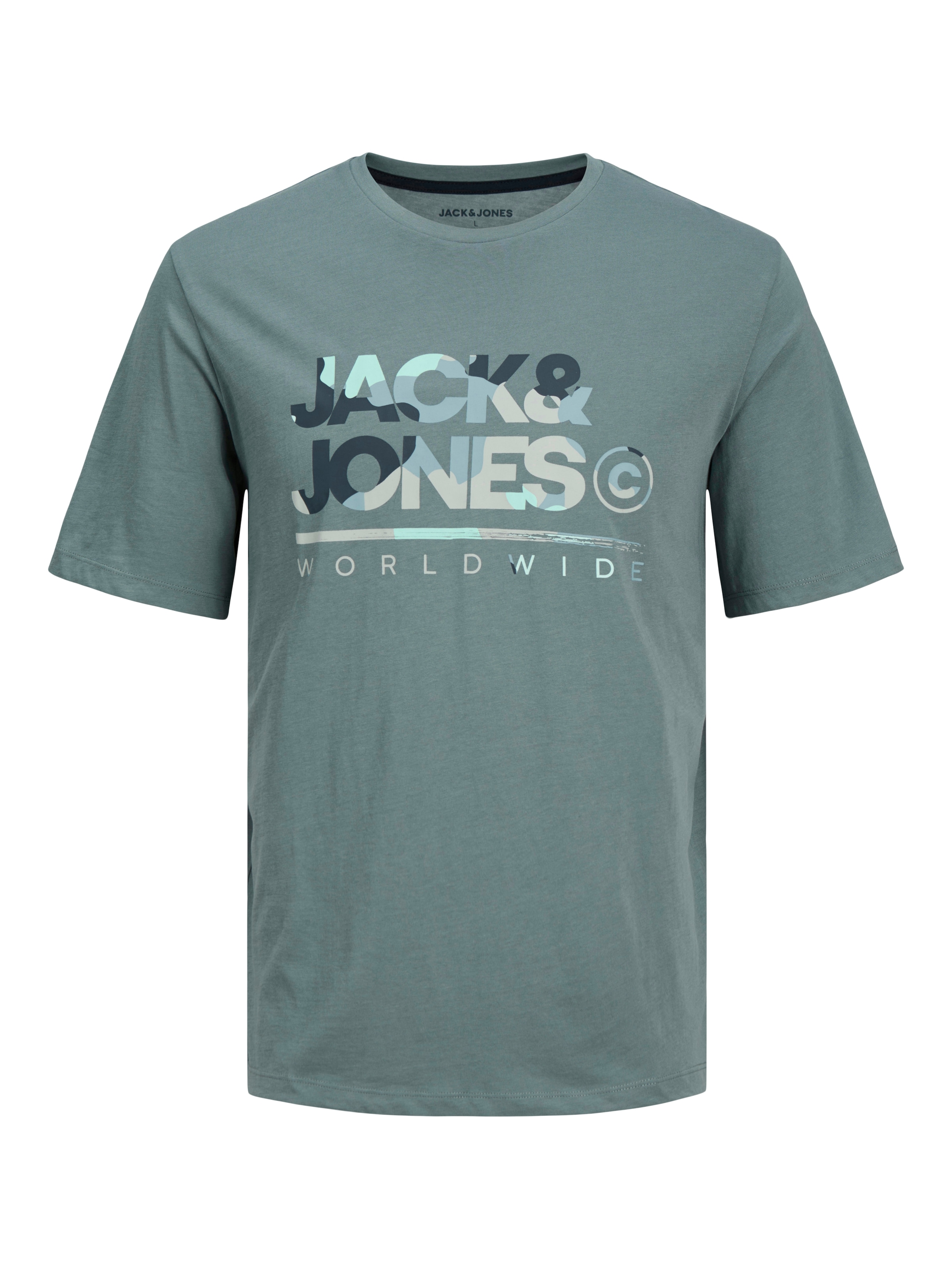 Jack & Jones T-shirt à manches courtes »JJLUKE TEE SS CREW NECK 5PK MP« Paquet, 5 cuis