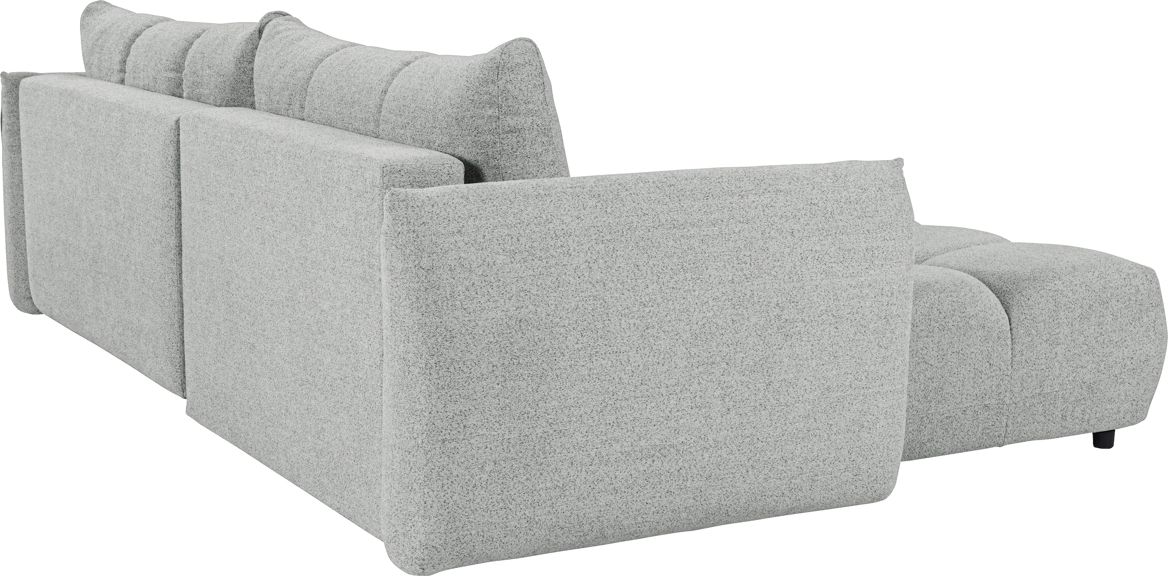 exxpo - sofa fashion Canapé d'angle »Livonia, B/T: 260/187, modern & praktisch für kleine Räume« Mit Bettfunktion & Bettkasten,hoher Sitzkomfort,inkl. Steppung, L-Form
