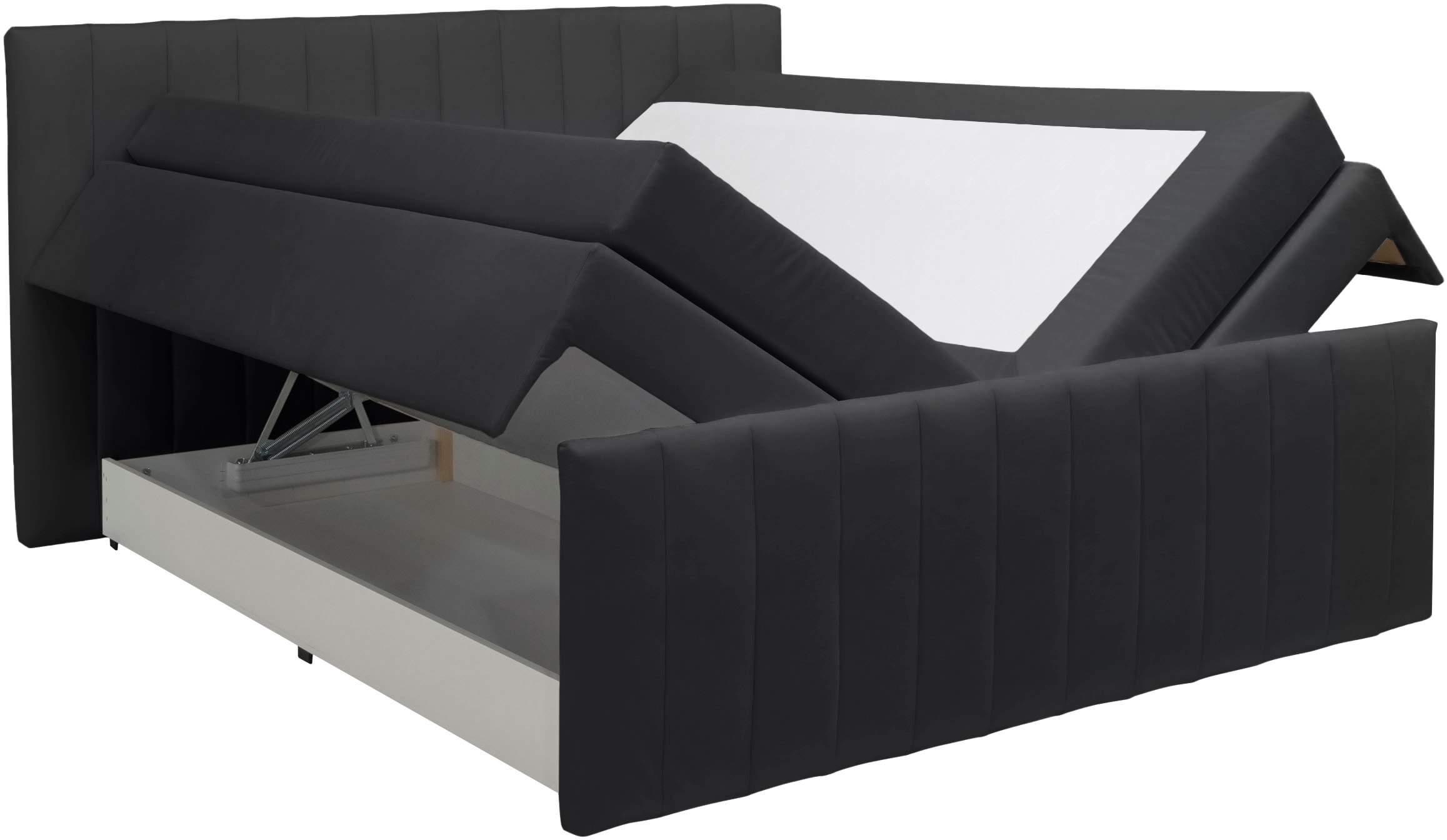 INOSIGN Lit boxspring »Effy inkl. Bettkasten und Topper, erhältlich in der Breite 180x200cm« wahlweise in H3 oder H4 wählbar