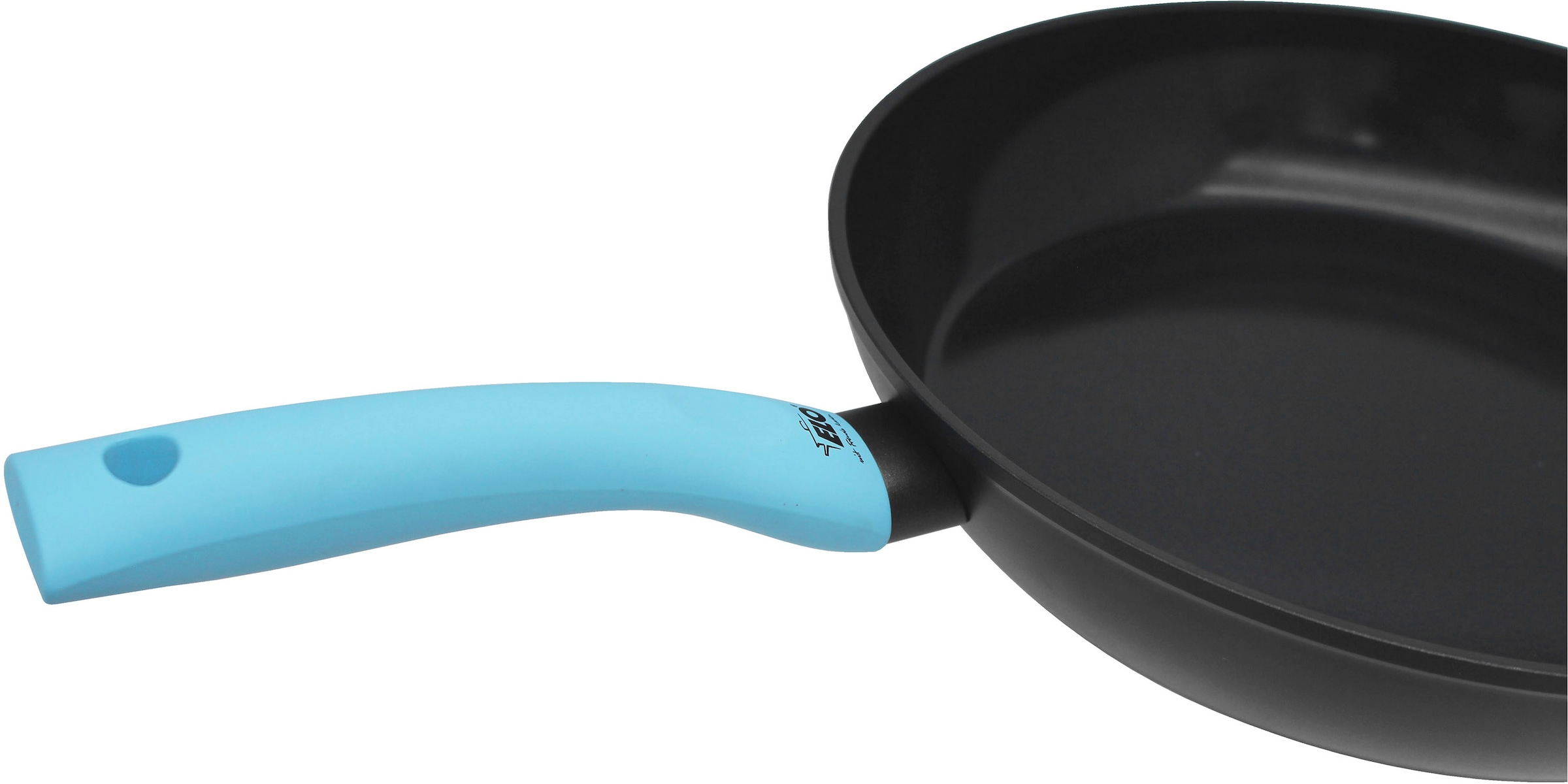 Elo Basic Schmorpfanne »Colorio mit farbigem Protektor« Aluminium Set, 2 tlg. Soft-Touch-Griff mit Flammenschutz