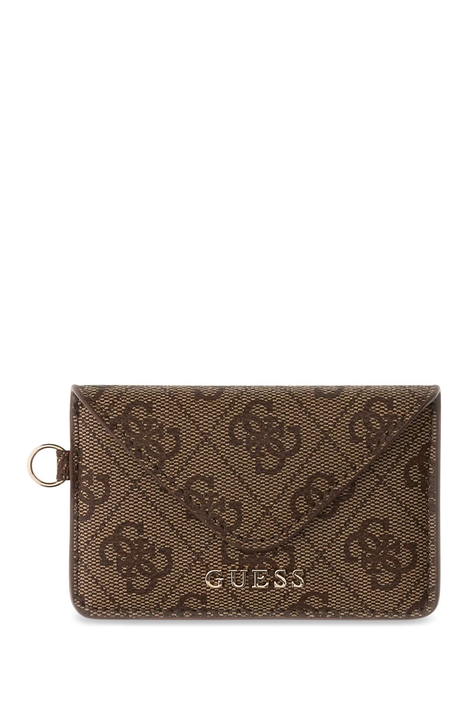 Guess Porte-clés »YVONNE LOGO KEYRING« Breloque pour sac, breloque avec pompon