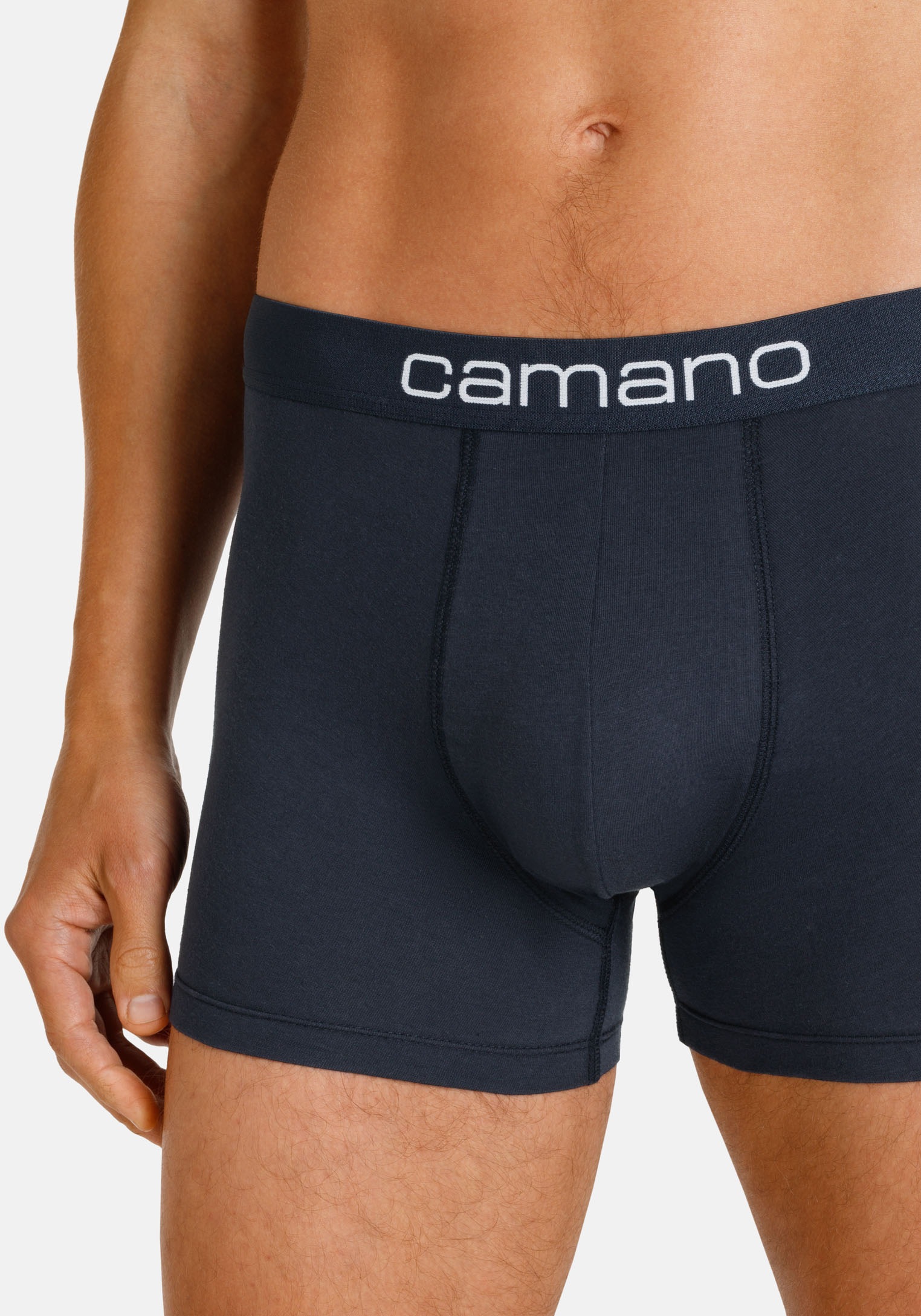 Camano Boxershorts »comfort« 6er Pack,  mit Stretch-Logobund