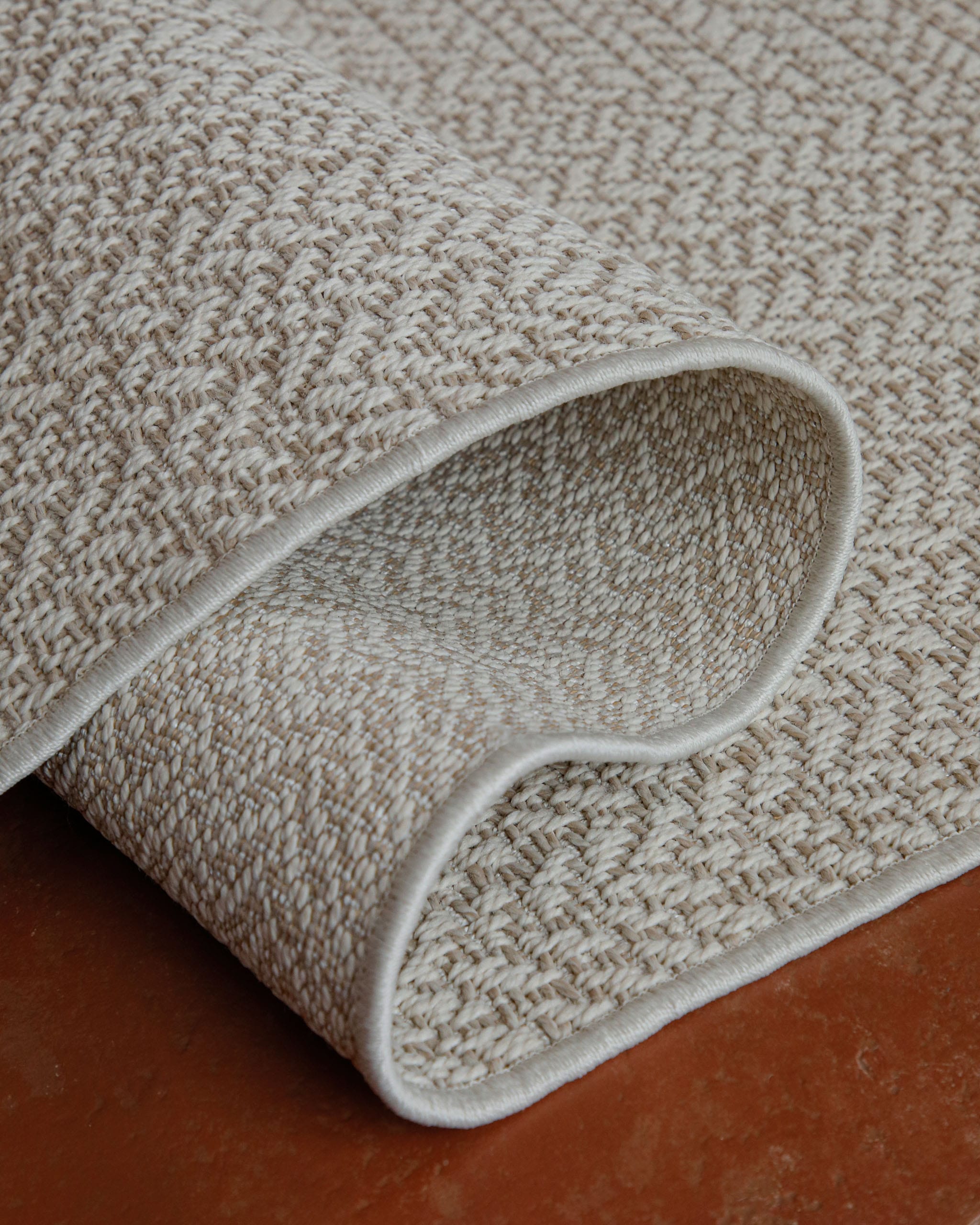 Wecon home Chemin de table »Layo« Rectangulaire 6 mm Höhe Flachgewebe, wetterfest, geometrisches Design, In- & Outdoor Teppich