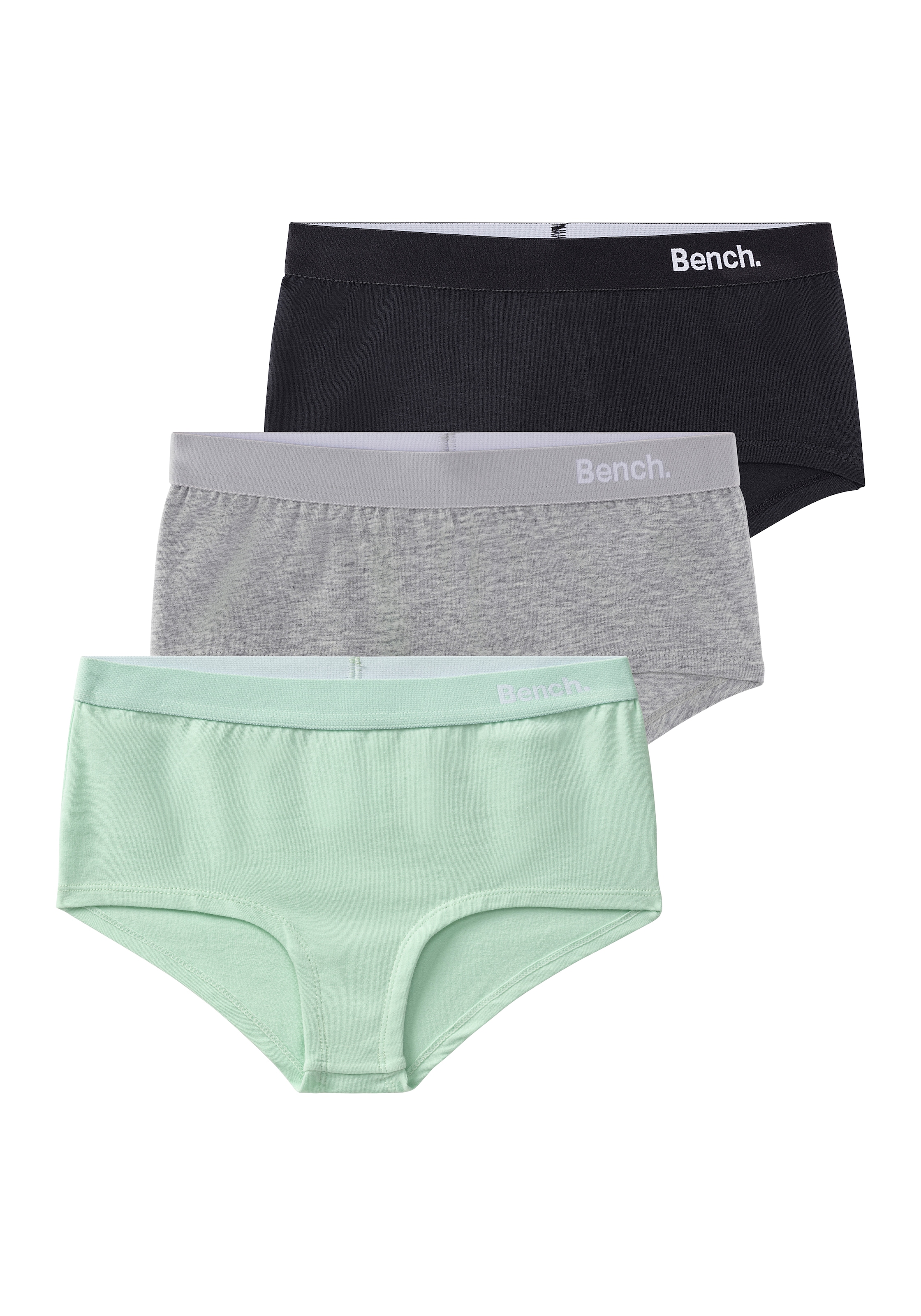 Bench. Panty Packung, 3 Stk. mit weichen Taillenbündchen