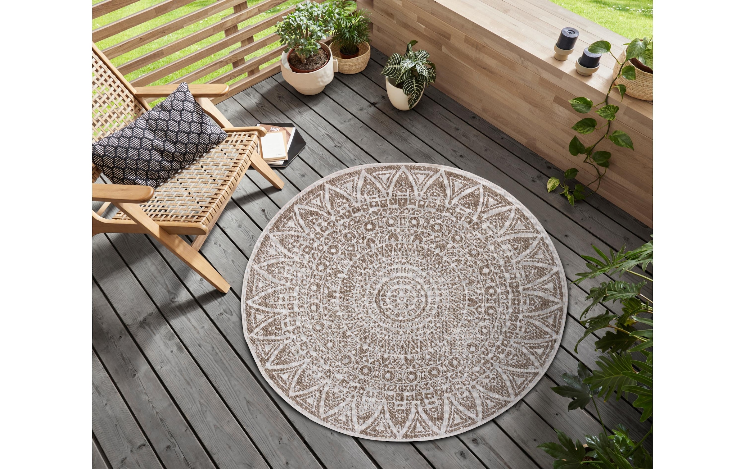 freundin Home Collection Teppich »Lilja 140 cm«