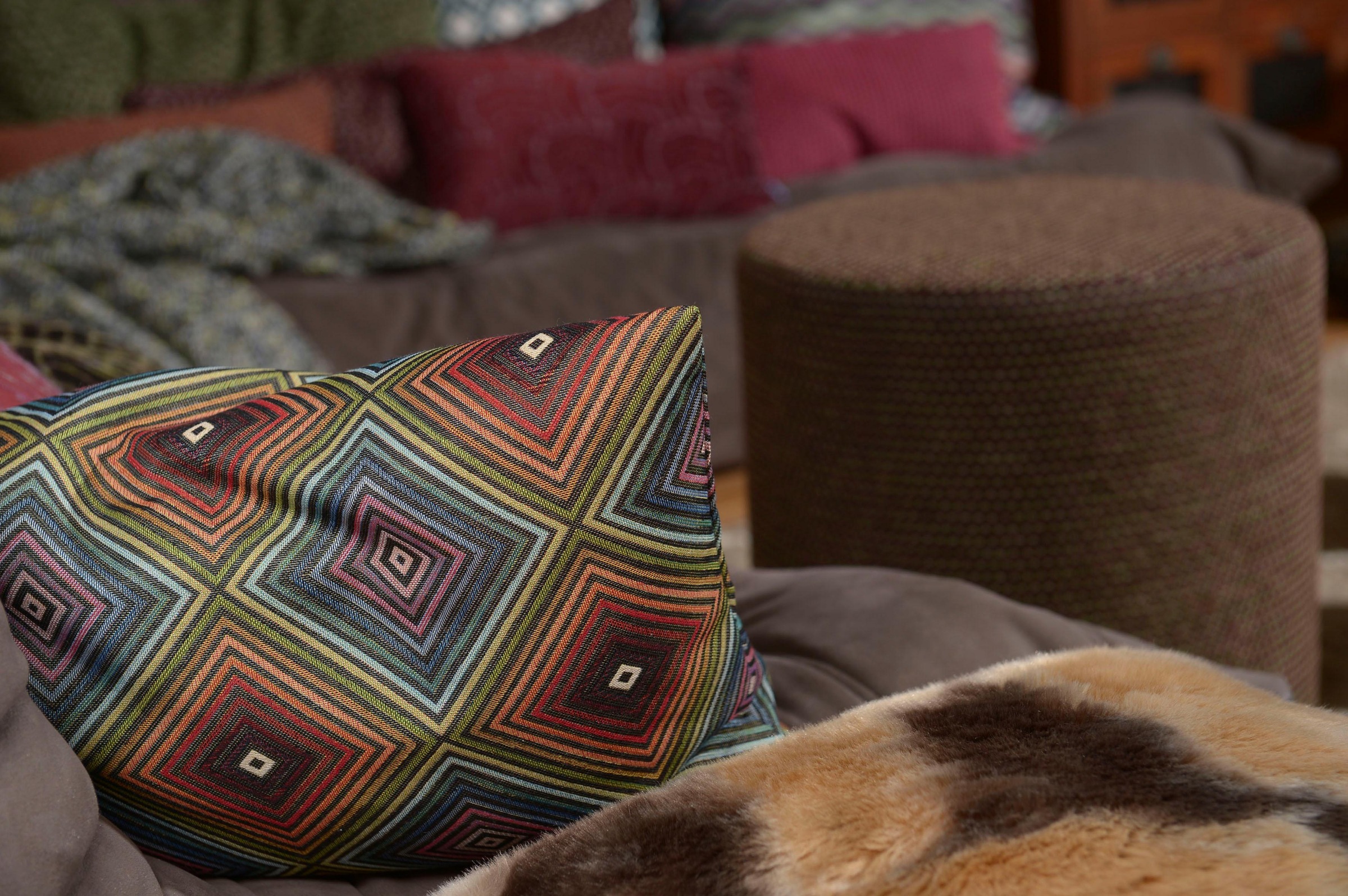 H.O.C.K. Coussin décoratif »Selin« orientalischen Stil, Kissenhülle mit Füllung, 1 Stück