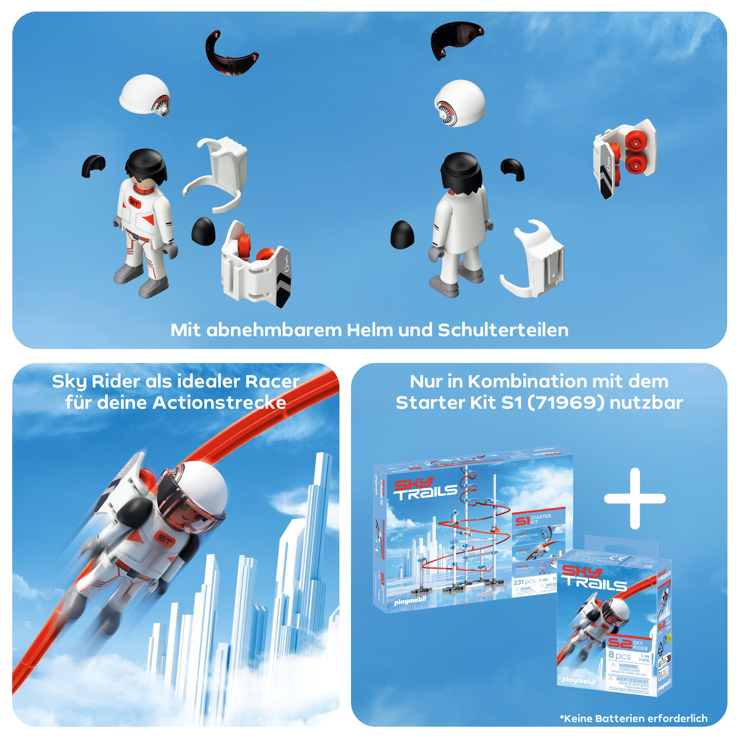 Playmobil® Jeu de construction »Sky Rider S 2 (71976), Sky Trails« Erweiterung; Made in Europe