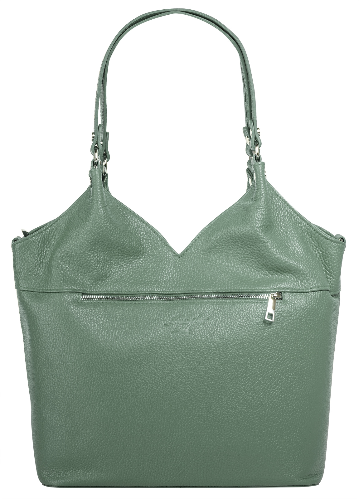 Samantha Look Shopper echt Leder, Made in Italy