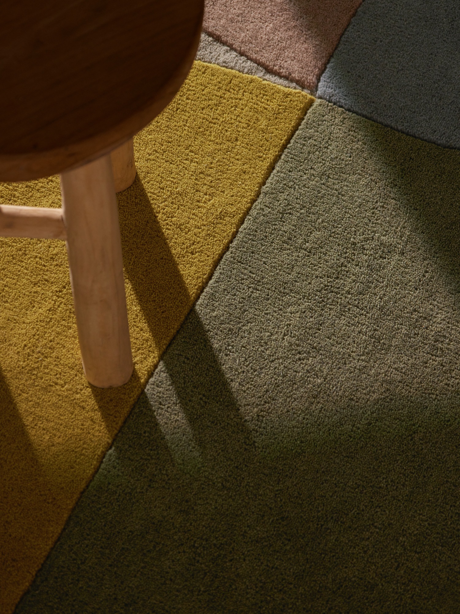 Ted Baker Wollteppich »Savile« rund 17 mm Höhe Wolle, Naturteppich, Handgemacht, Wohnzimmer, Schlafzimmer, bunt