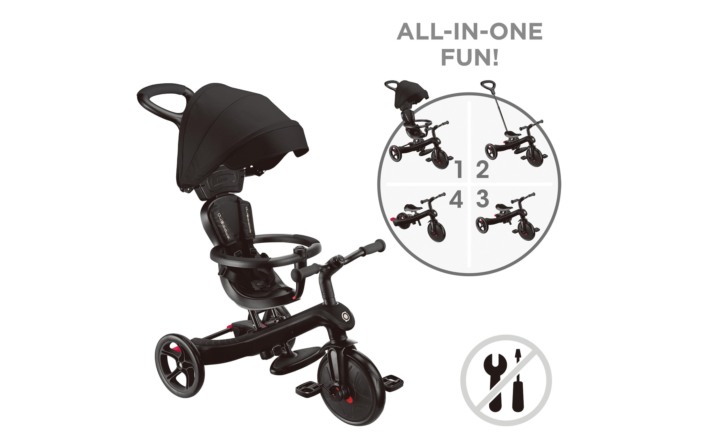 Globber Tricycle »Trike Explorer 4 in 1«