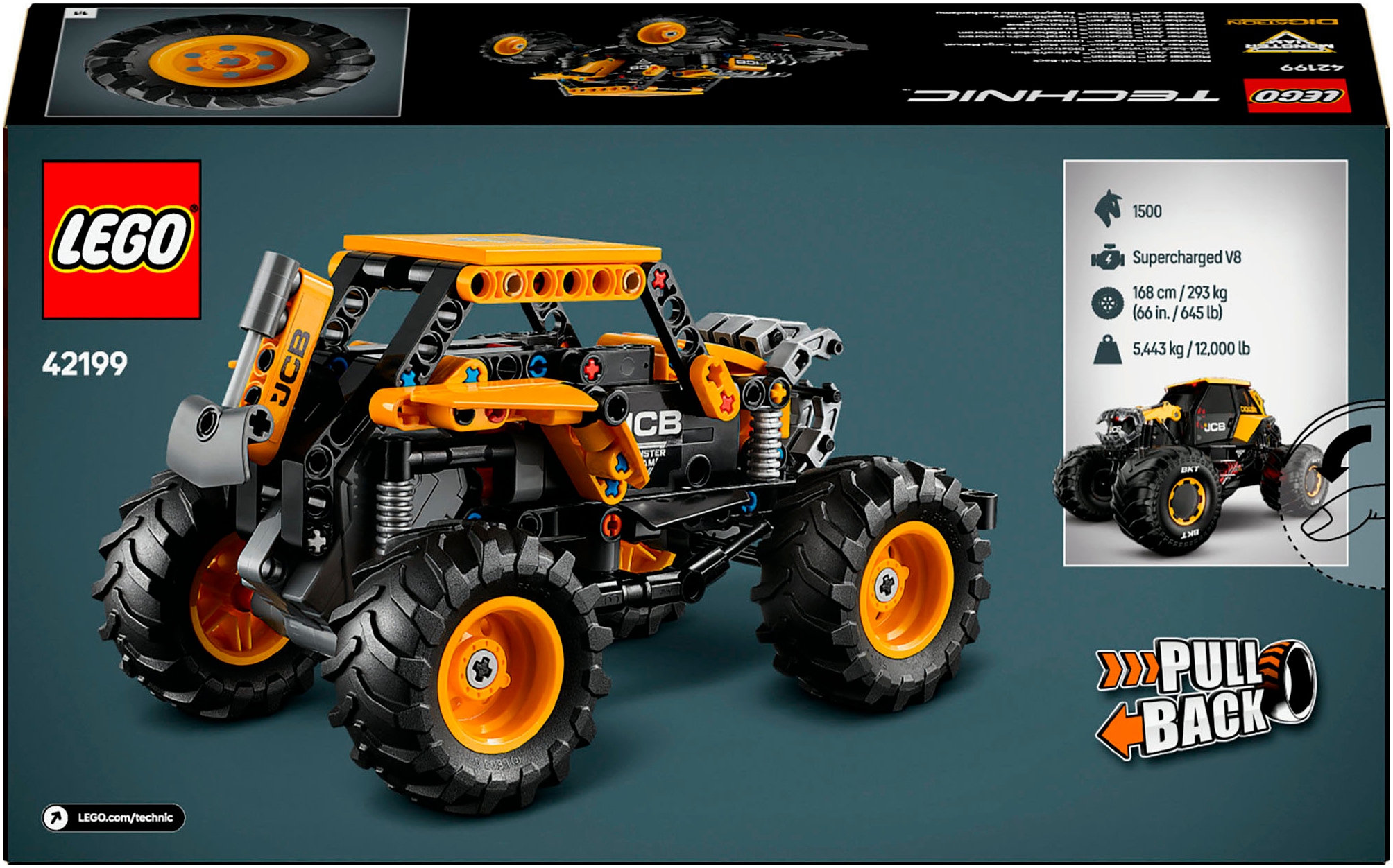 LEGO® Konstruktionsspielsteine »Monster Jam™ DIGatron™ (42199), LEGO Technic« Made in Europe