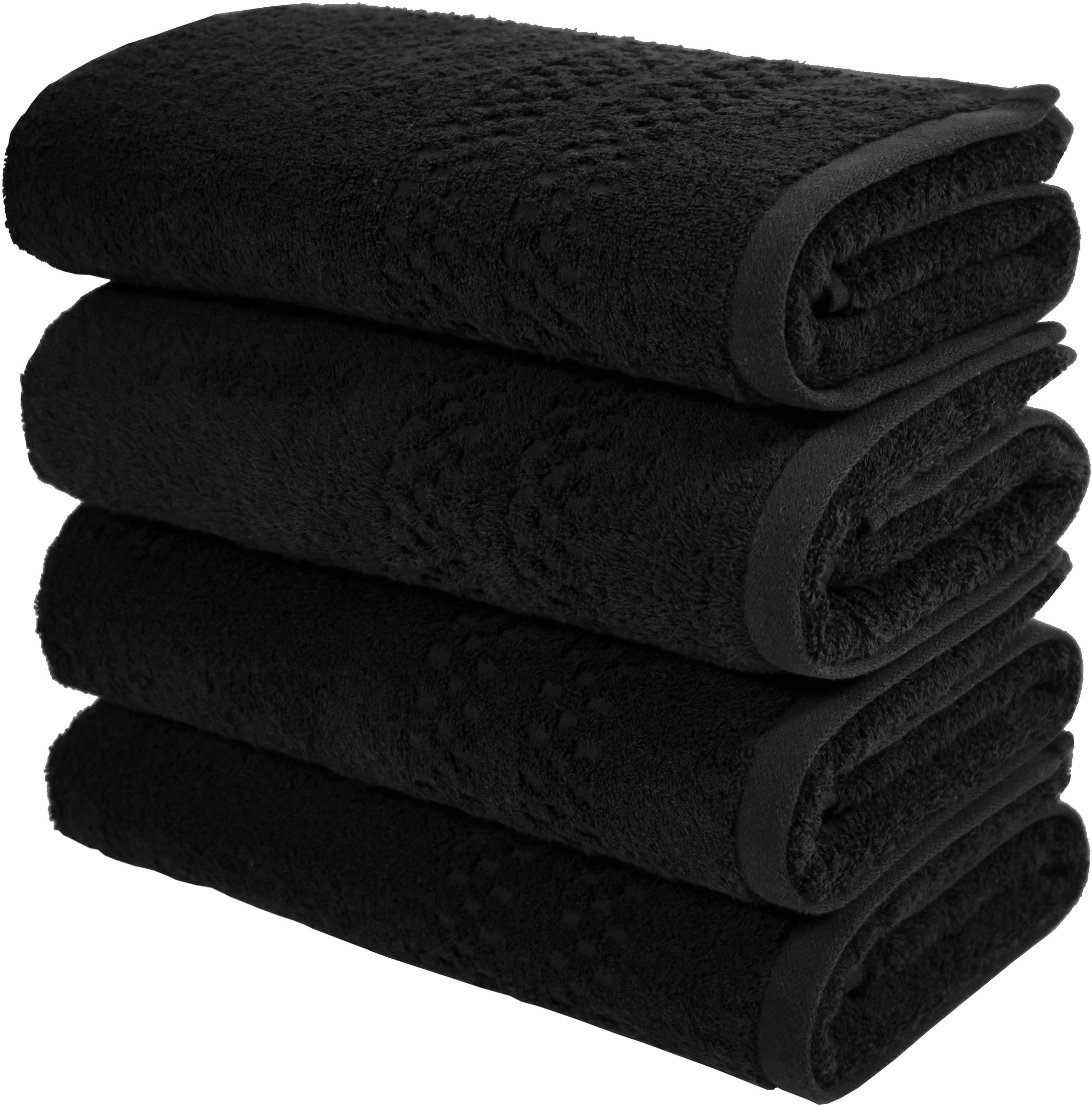 GOODproduct Serviette de bain »Regona, Handtücher 50x100cm, flauschig und weich, 500gr/m²« Premium Handtücher mit Bordüre, Set, 100% Baumwolle, 5 Jahre Garantie