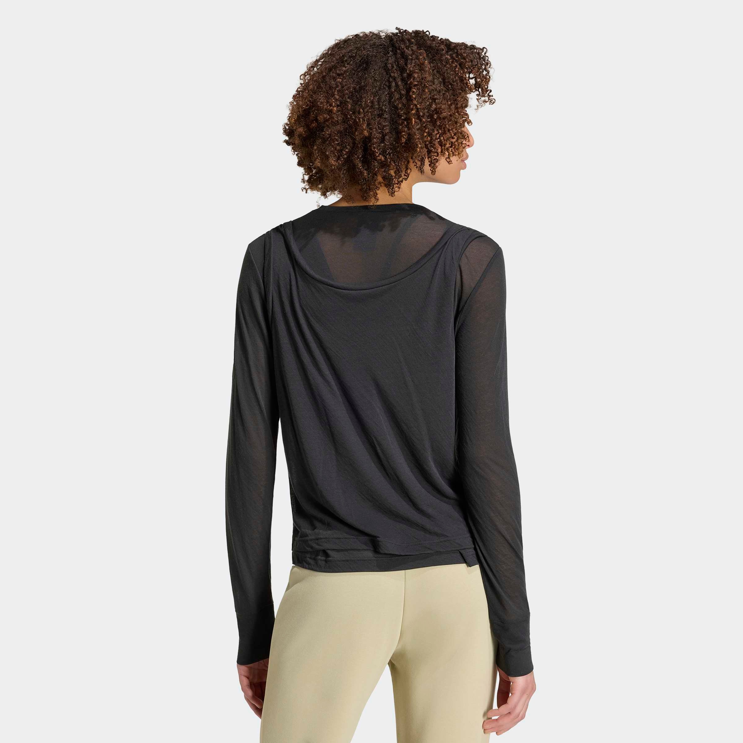 adidas Sportswear Langarmshirt »SOFT LUX LONGSLEEVE, TRANSPARENT«