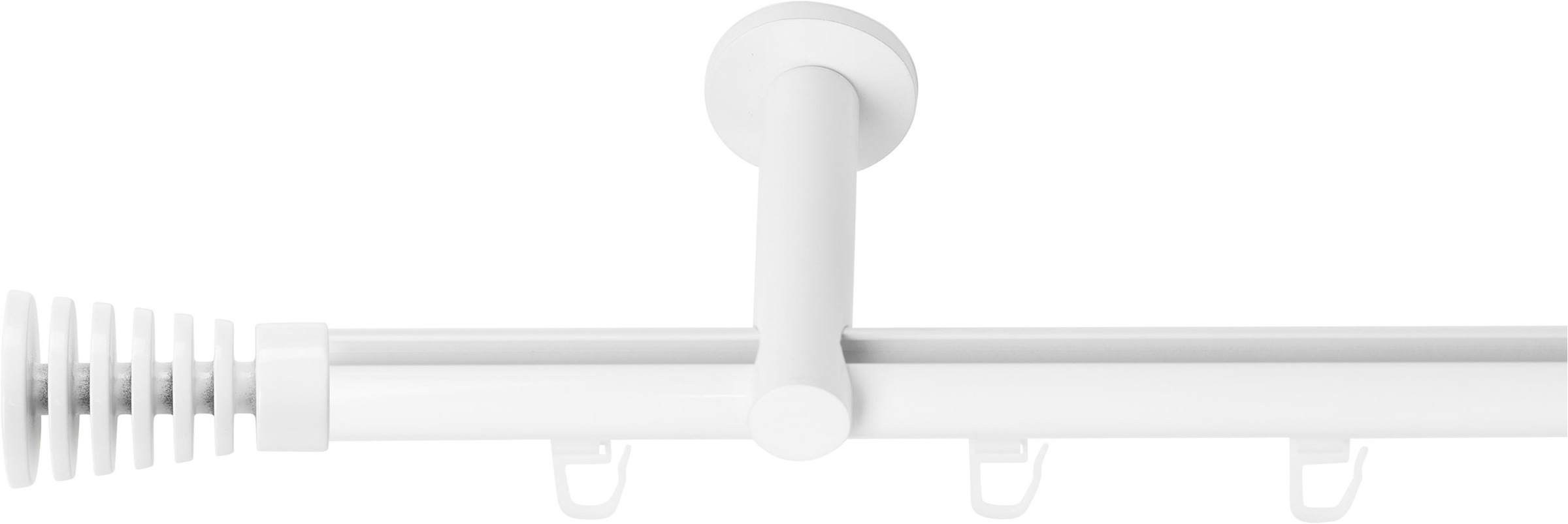 SN DECO GROUP Tringle à rideaux Ø 19 mm 1 course-läufig Fixmass;kürzbar
