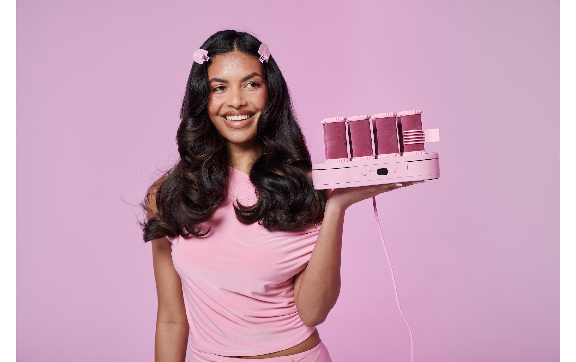 Mermade Hair Heizwickler »Hot Rollers Digital« 10 Lockenwickler Digitale Heizwickler mit 10 Keramikwicklern und 5 Temperaturstufen