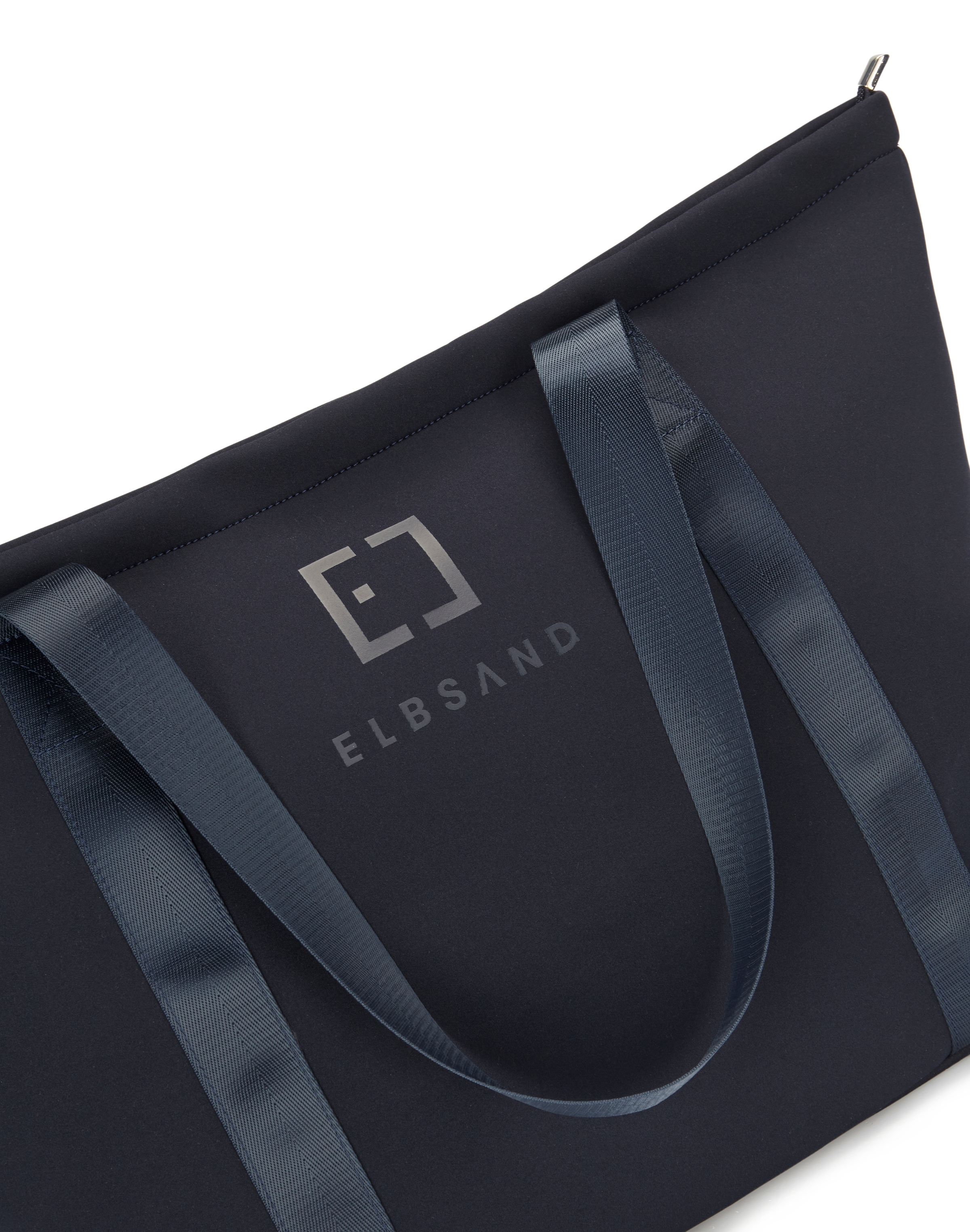 Elbsand Shopper »Henkeltasche, Sommertasche, Strandtasche, Saunatasche, Badetasche« NEU Einkaufstasche, grosse Handtasche im modischen Neopren-Look VEGAN